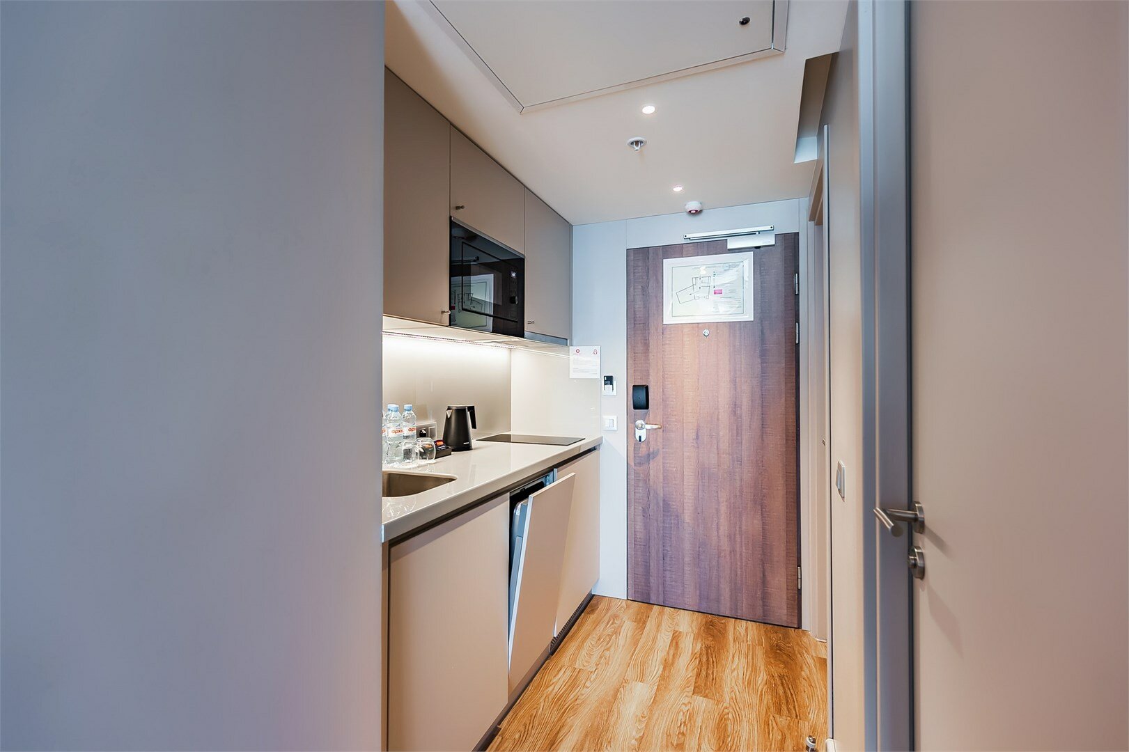 Апартамент с одной спальней, французским балконом и видом на патио