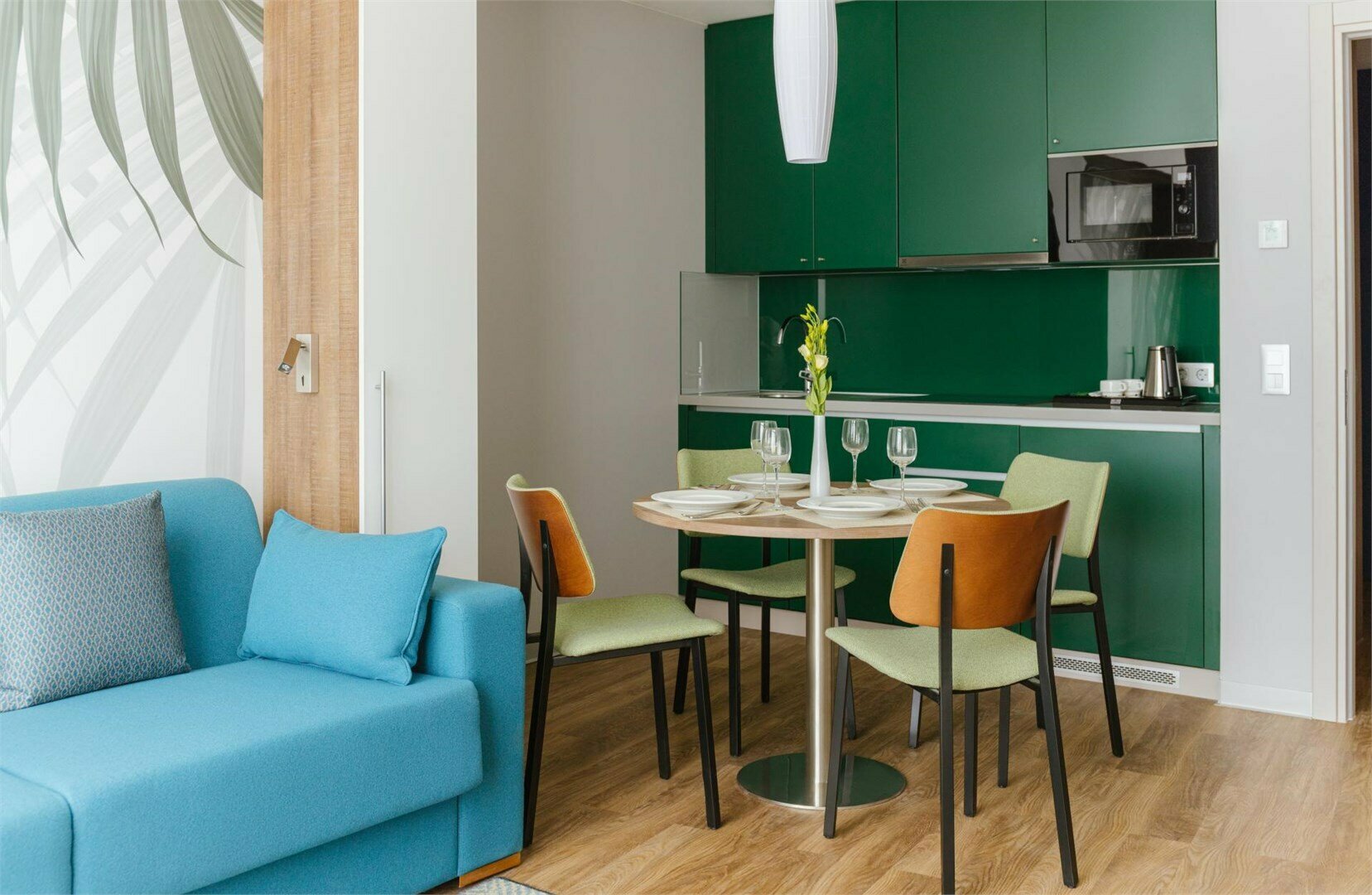 Апартамент с одной спальней и террасой