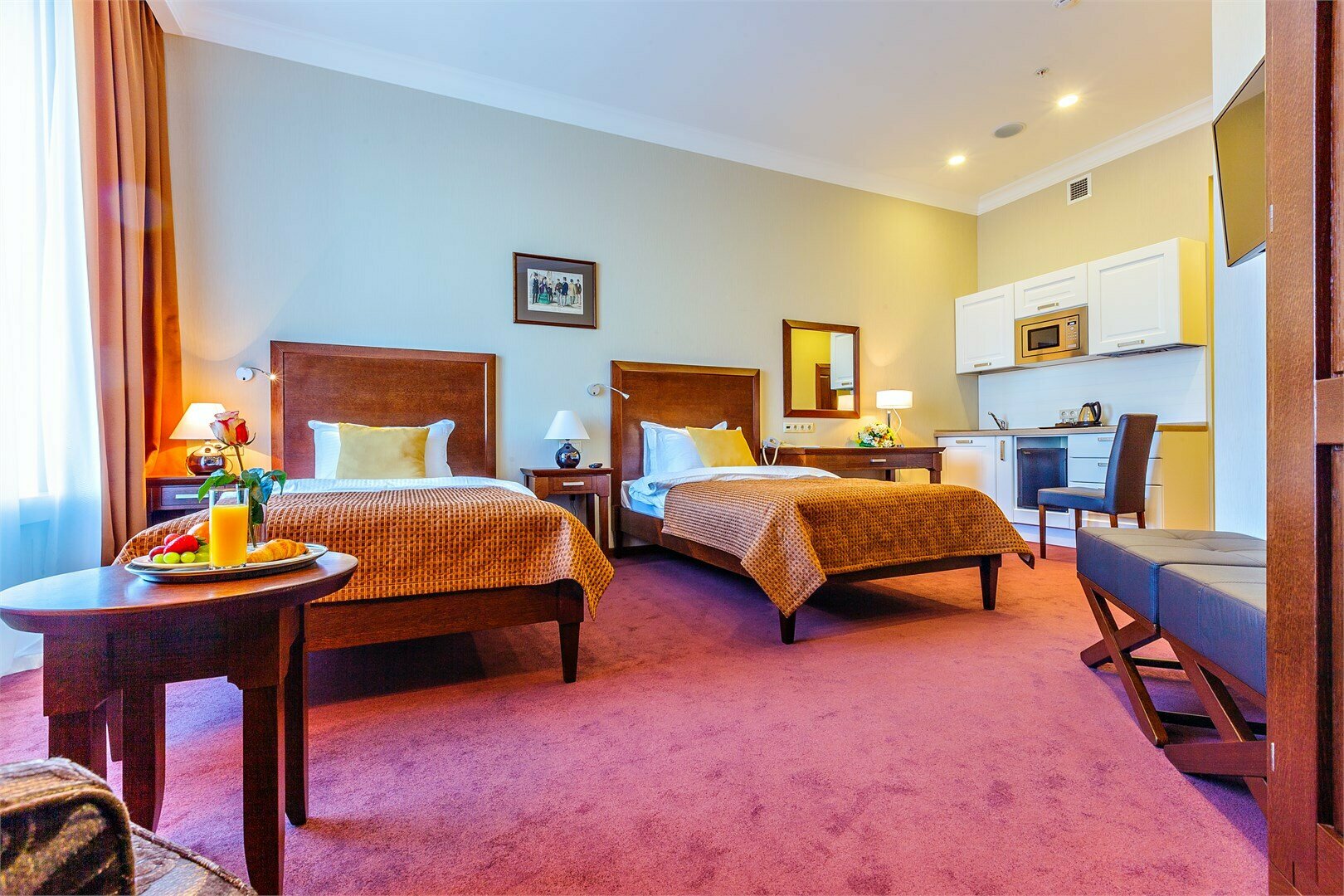 Студия с кухней (2 кровати)