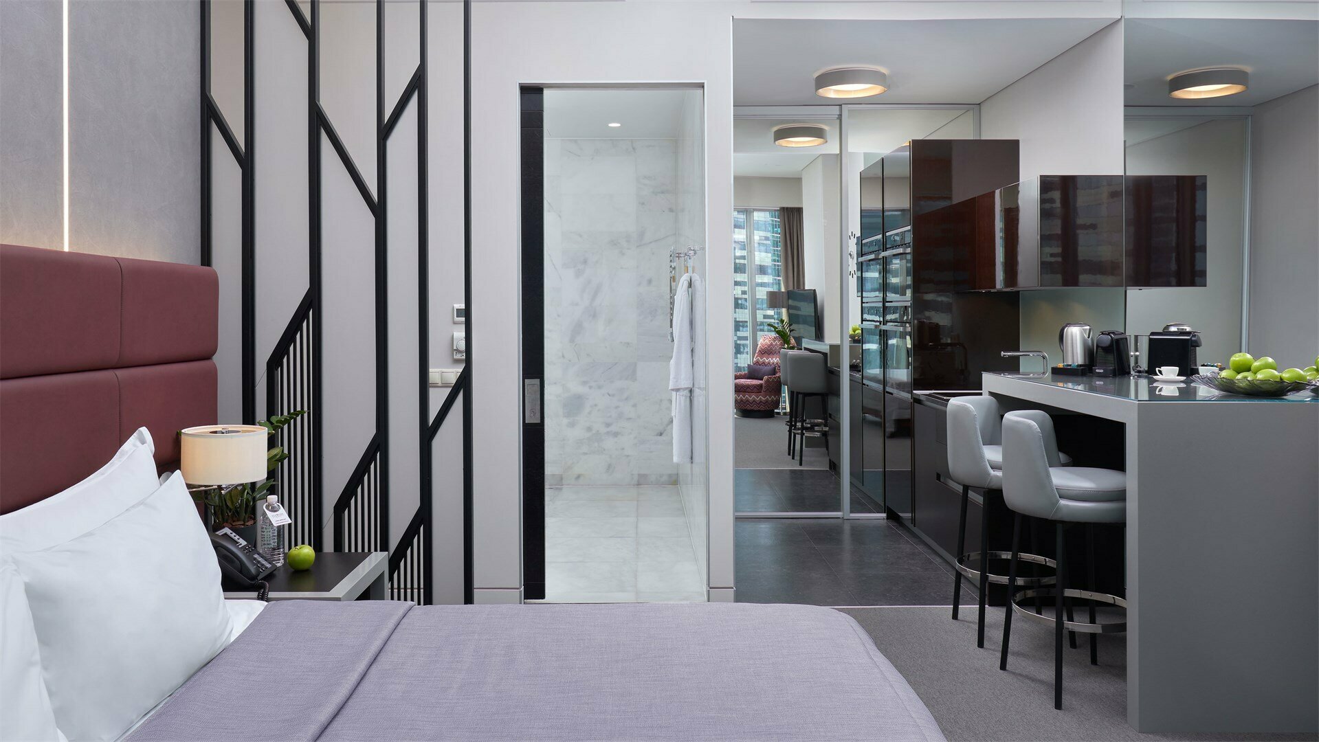 Studio Comfort Apartment с двуспальной кроватью