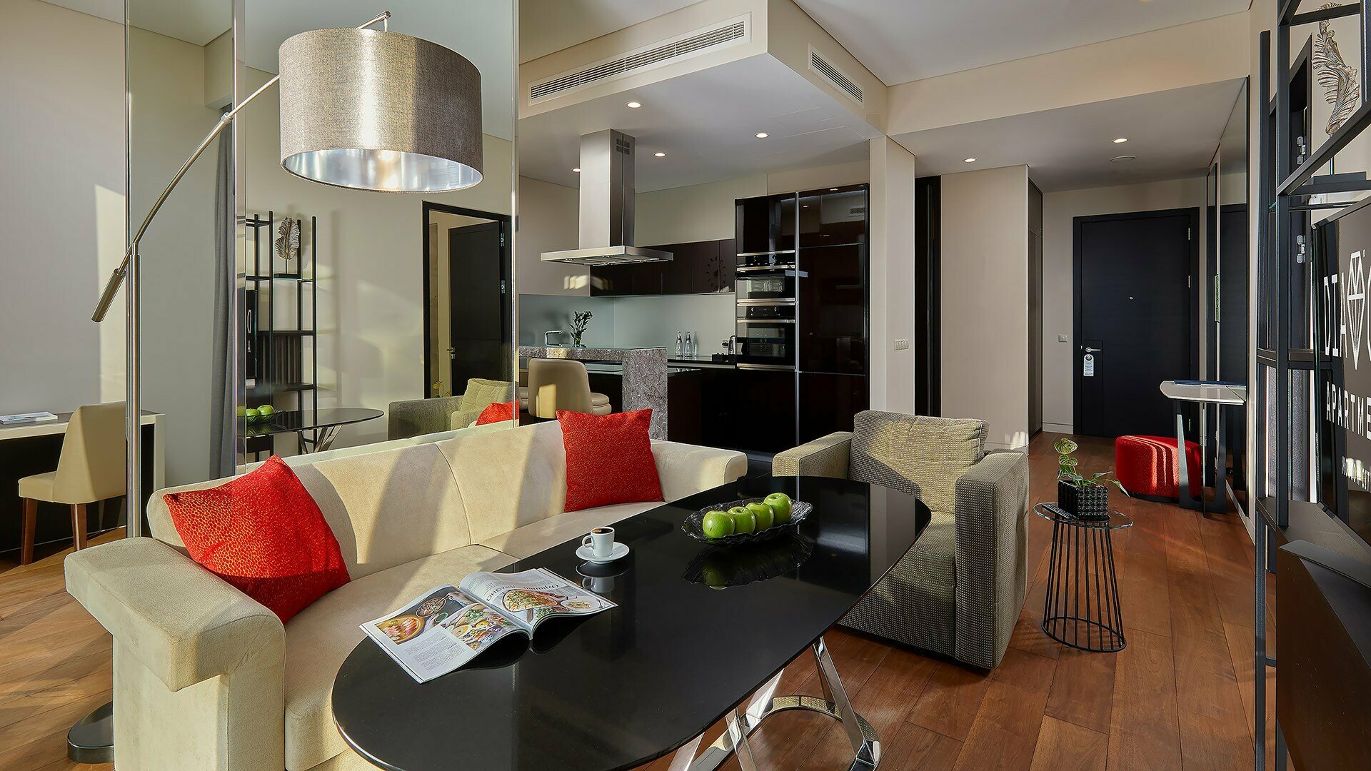 Grand Apartment с 2 односпальными кроватями