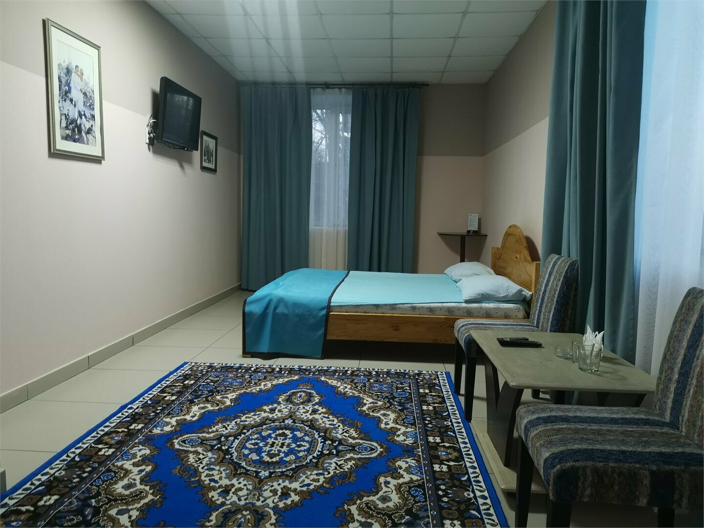 Большой двухместный номер с 1 кроватью