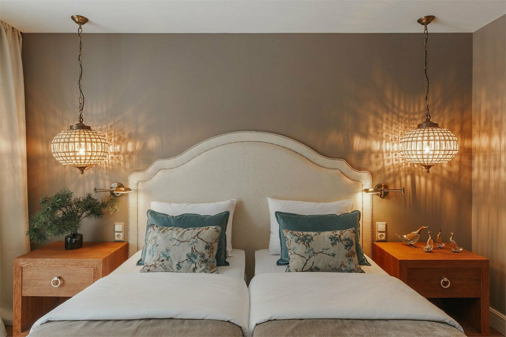 Двухместный номер с 1 кроватью или 2 отдельными кроватями, вид на сад