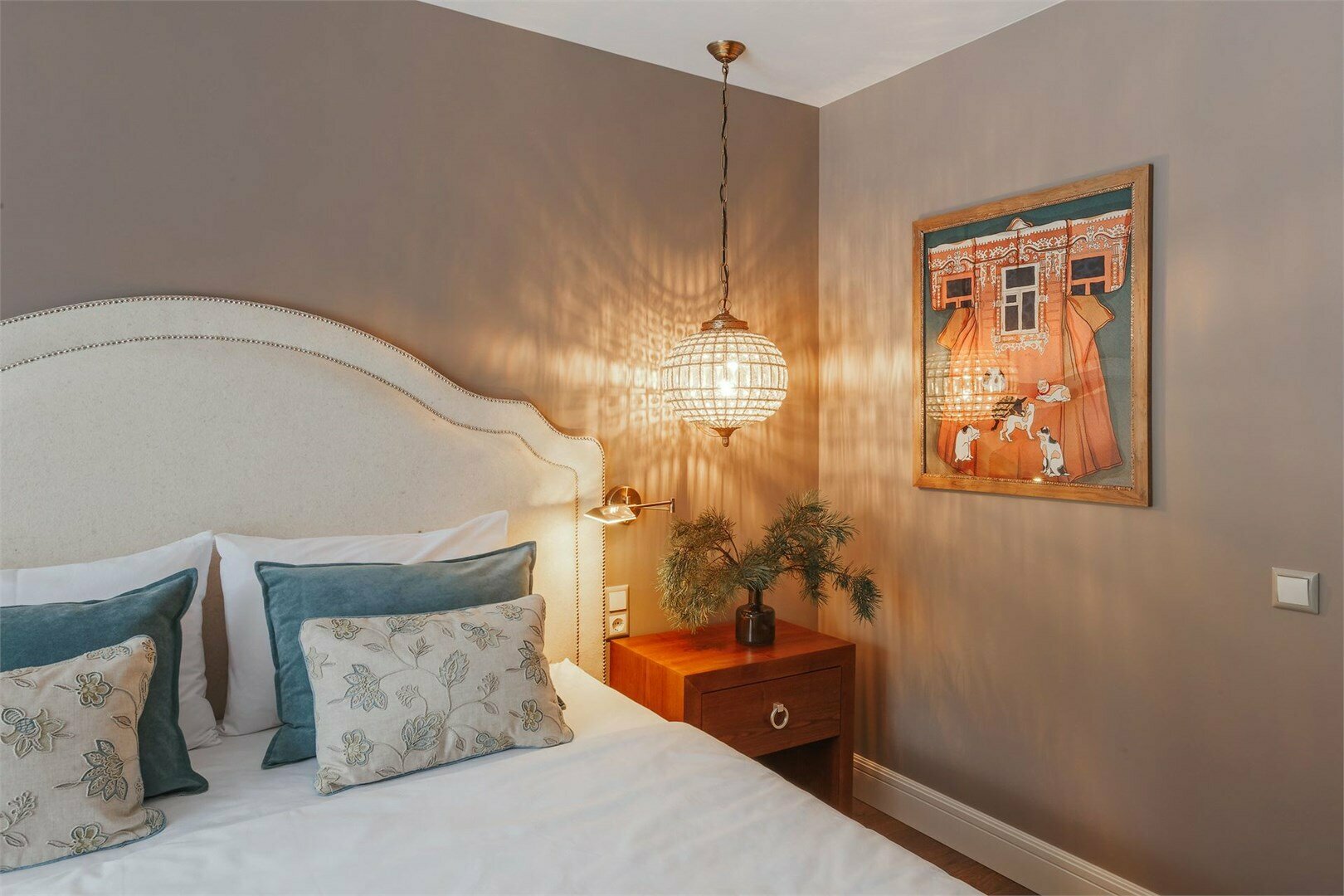 Двухместный номер с 1 кроватью или 2 отдельными кроватями, вид на сад