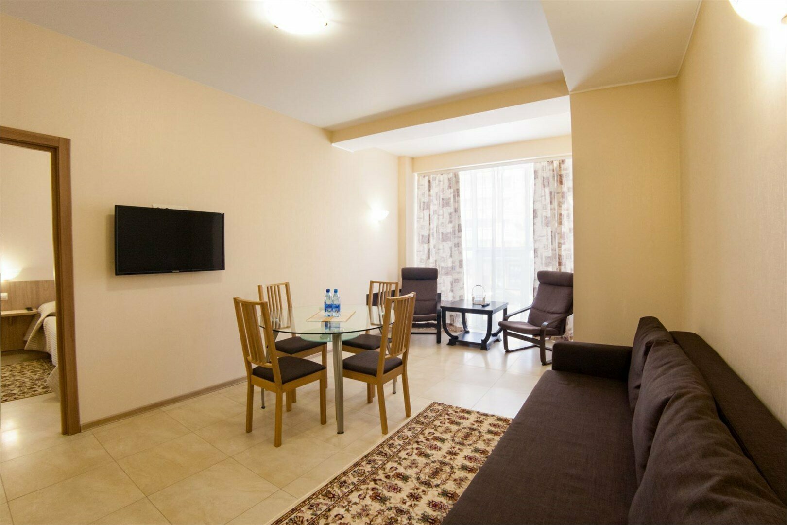 Апартаменты с 1 спальней