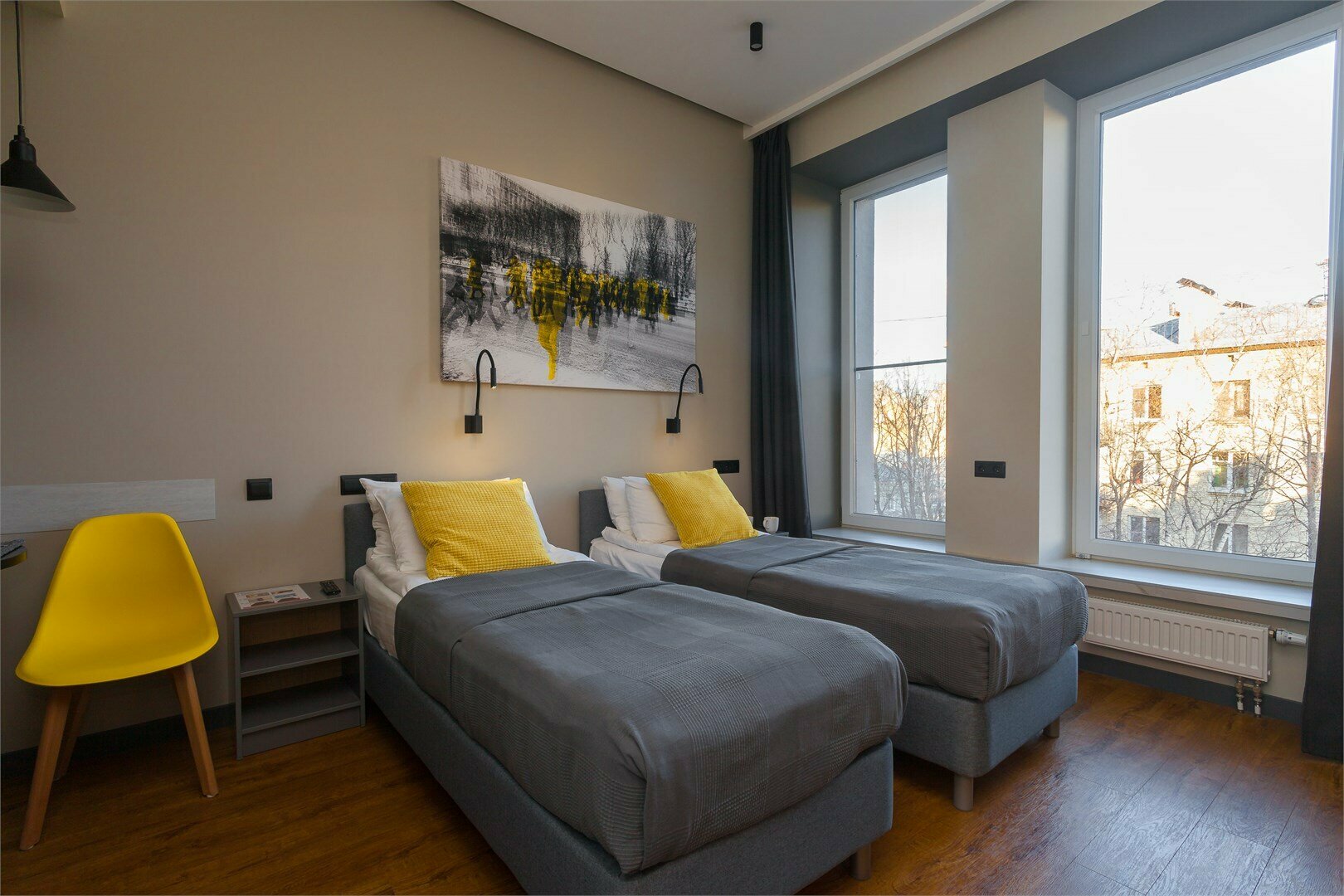 Стандартный номер «Комфорт» с 1 кроватью или 2 отдельными кроватями