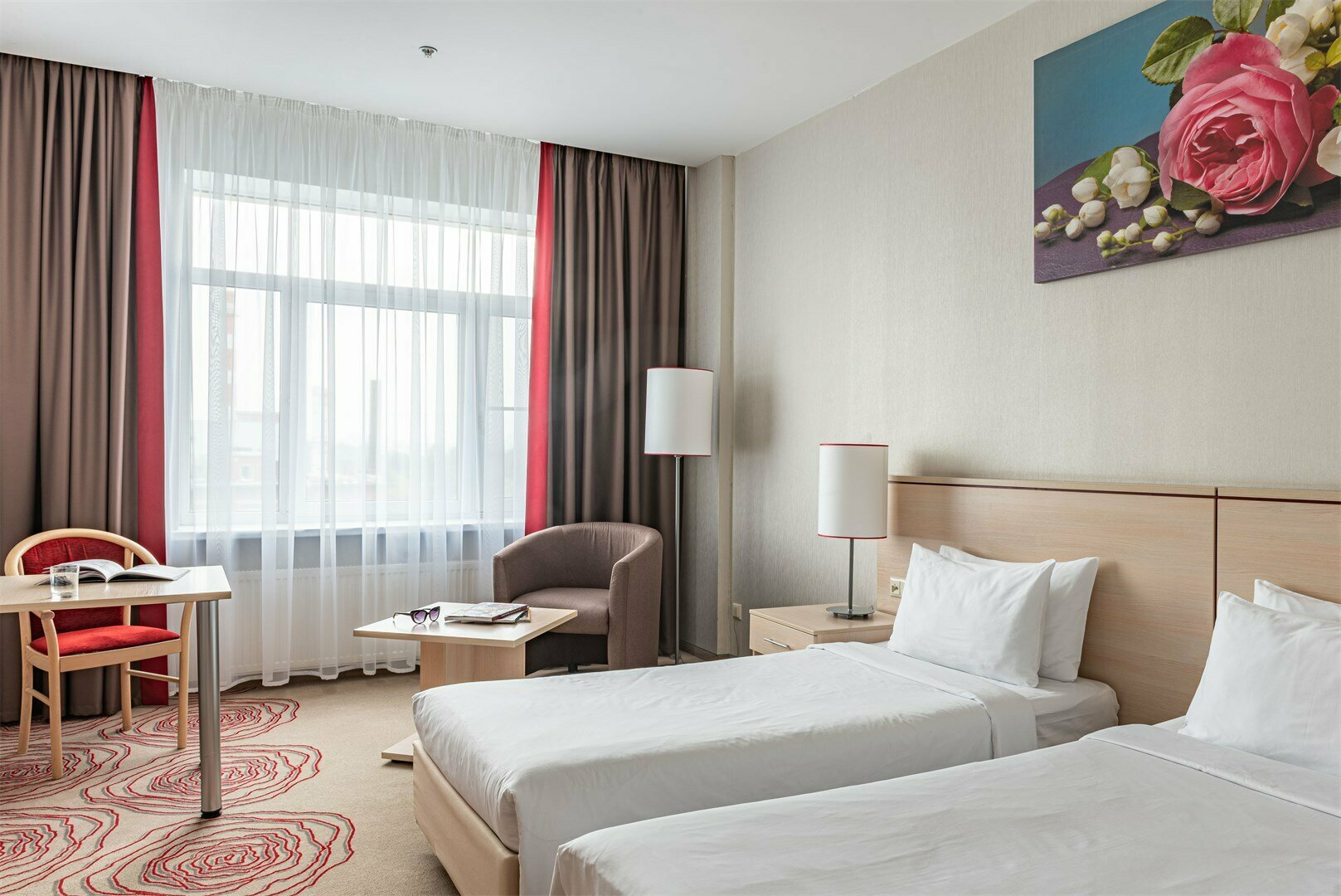 Стандартный номер c двумя раздельными кроватями