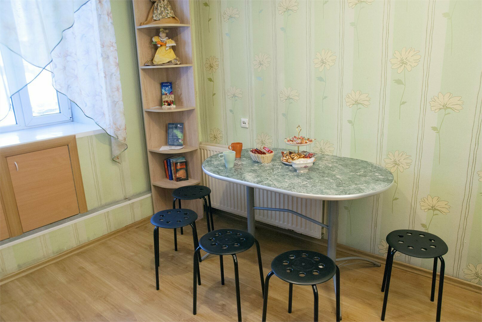 Двухместный номер с 1 кроватью и общей ванной комнатой