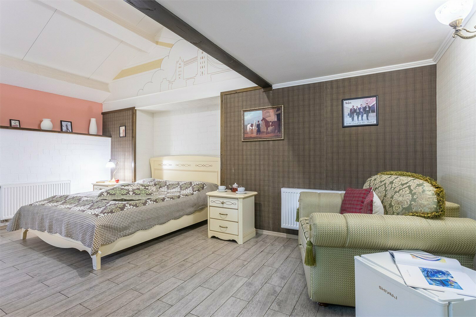 Двухместный номер Делюкс с 1 кроватью и балконом