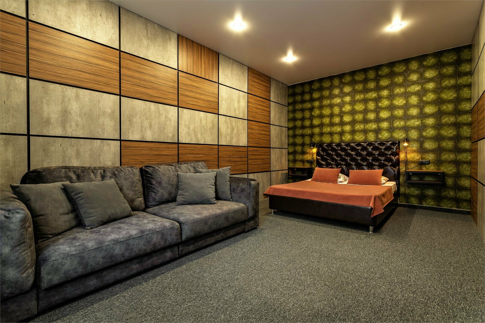 Апартаменты с кроватью размера «king-size», с балконом и видом на море