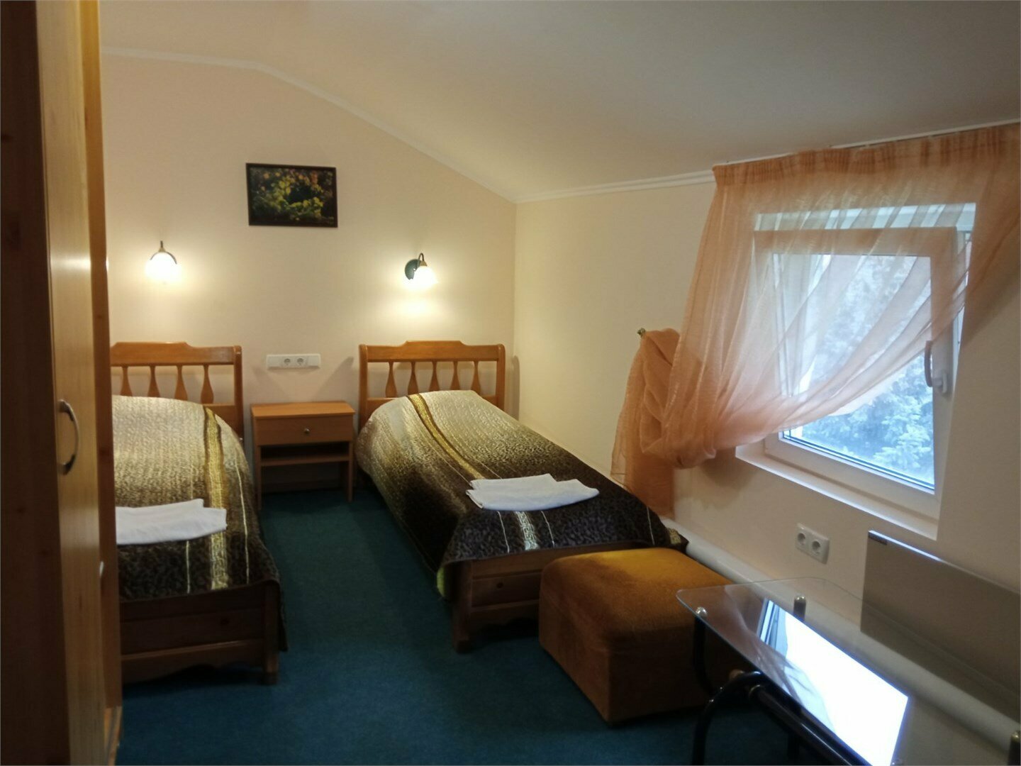 Бюджетный двухместный номер с 2 отдельными кроватями