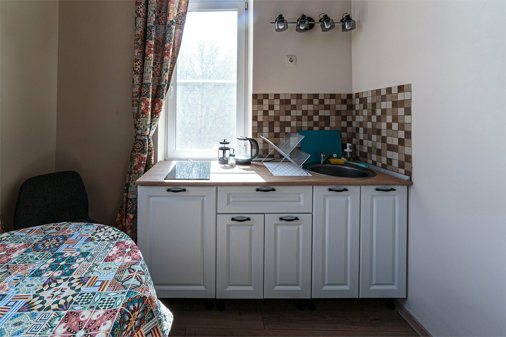 №1 Двухуровневые апартаменты с 1 спальней