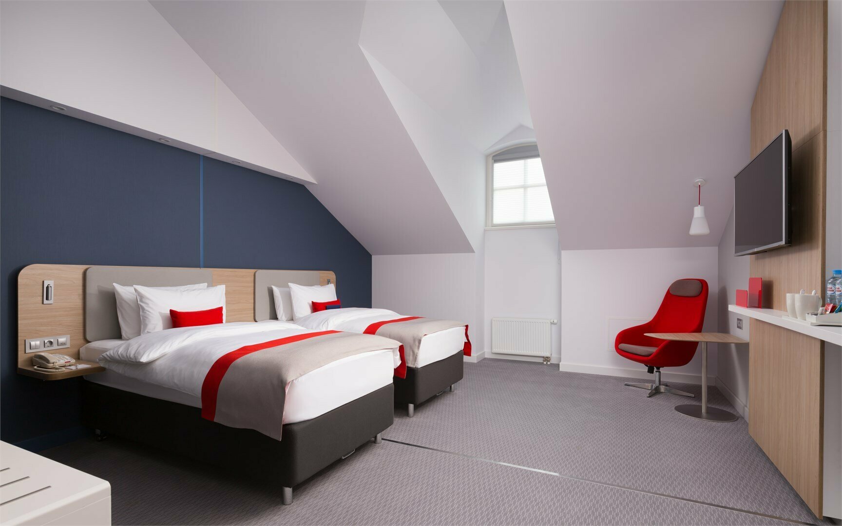 1 категория/Стандарт с двумя раздельными кроватями для некурящих