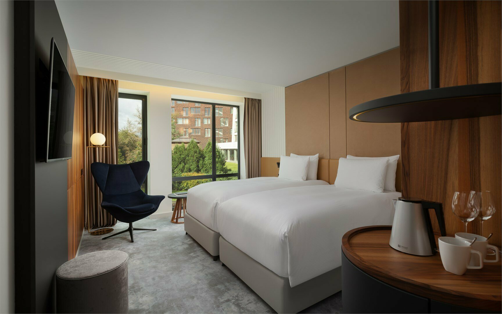 Номер Superior, с видом во внутренний двор - с 2 односпальными кроватями