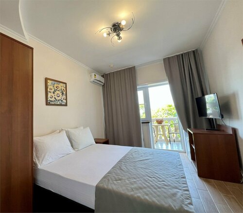 Двухместный номер Делюкс с 1 кроватью и балконом, вид на море в Вилла Престиж