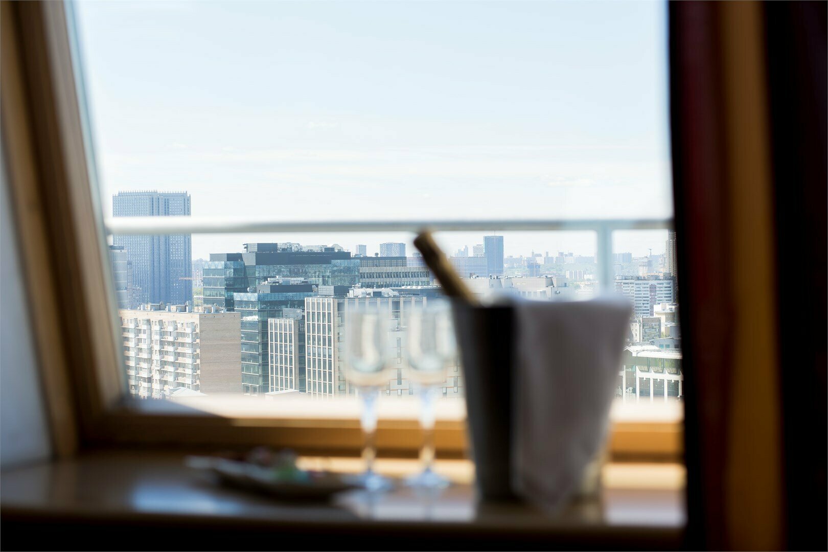 Номер Executive, с панорамным видом на город - с двуспальной кроватью и диваном-кроватью