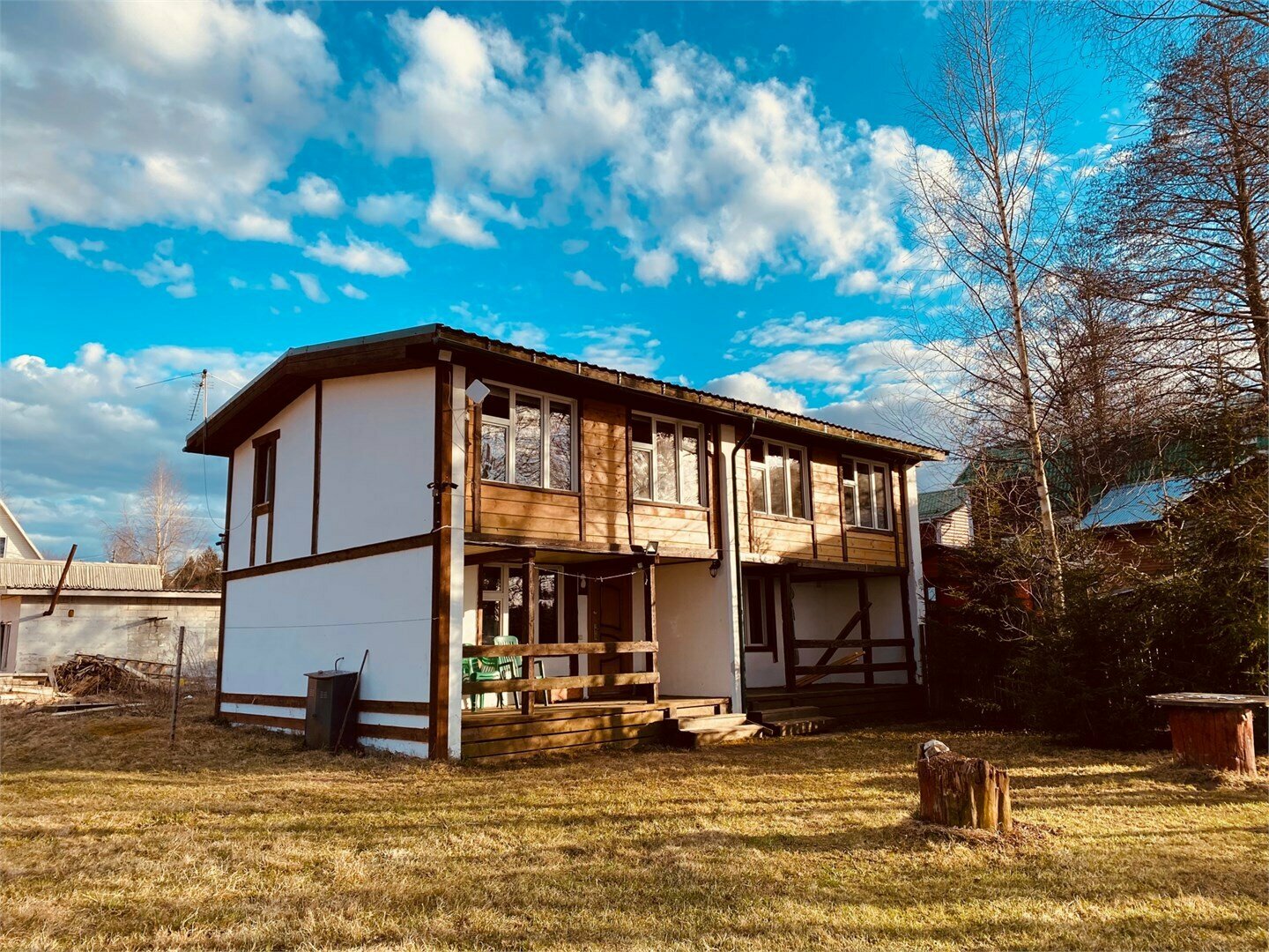 Двухэтажные апартаменты на берегу "Никола-Рожок"