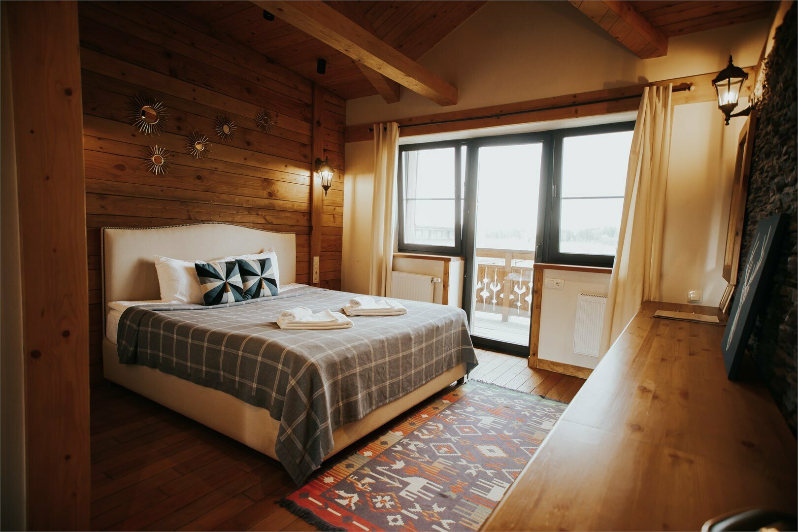 Номер в альпийском стиле для четверых