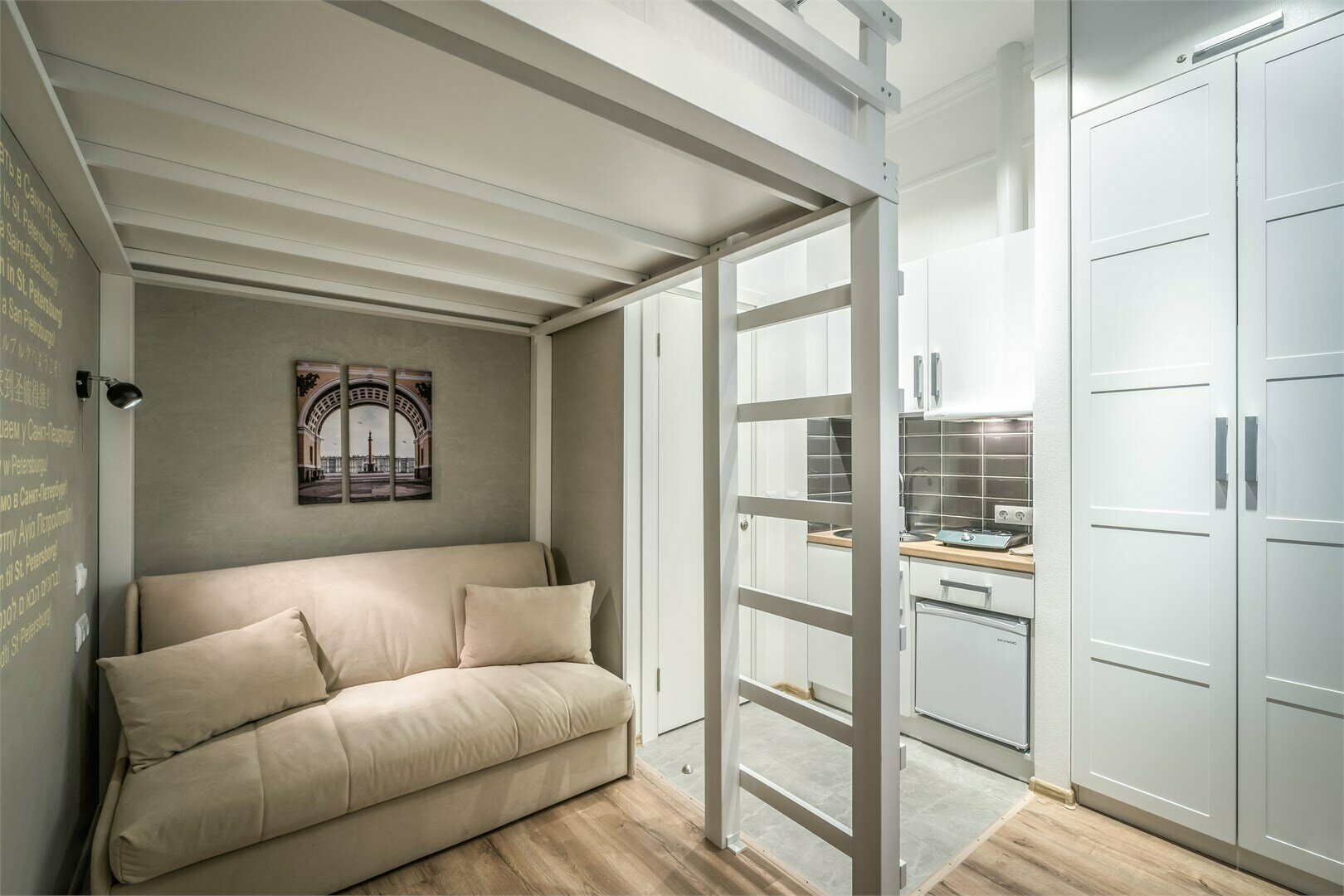 Семейный апартамент-студио 107