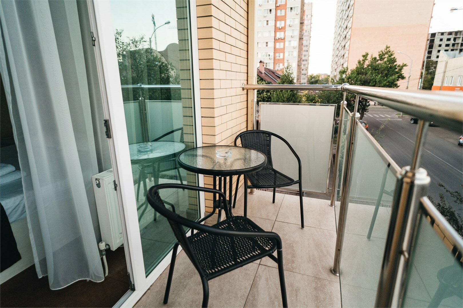 Двухместный номер с кроватью размера "King-size" и балконом