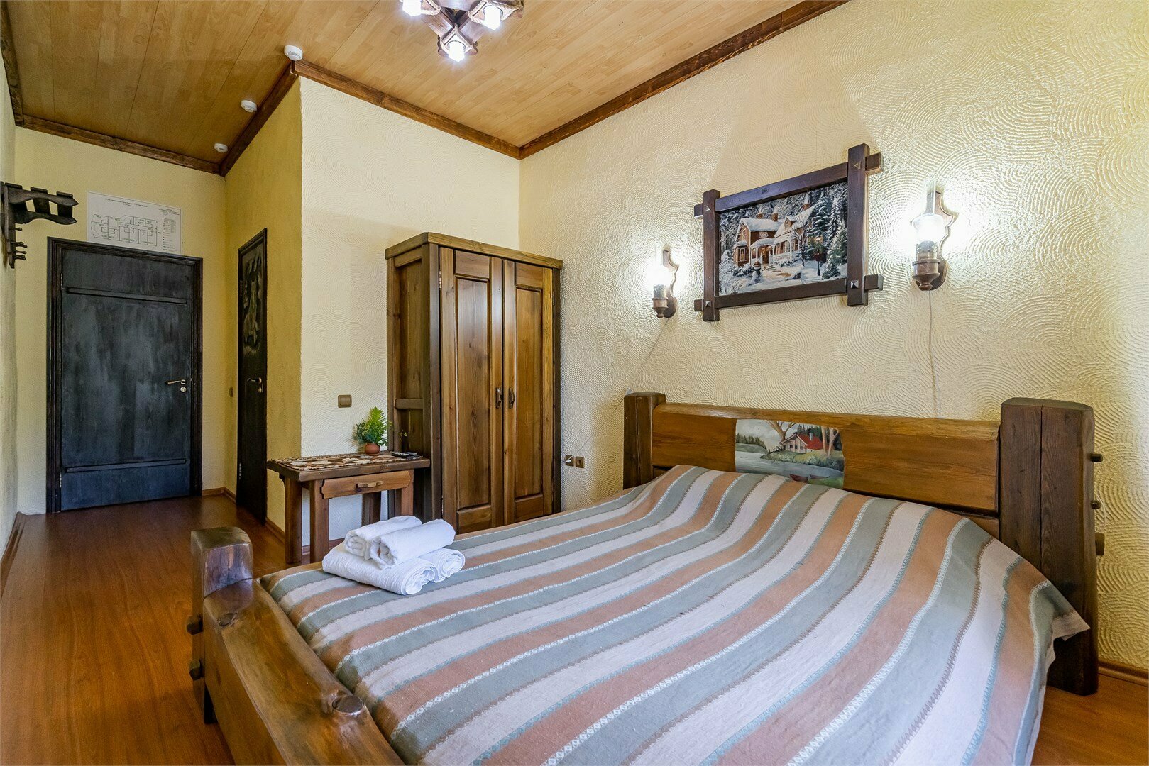 Двухместный номер с 1 кроватью и видом на парк