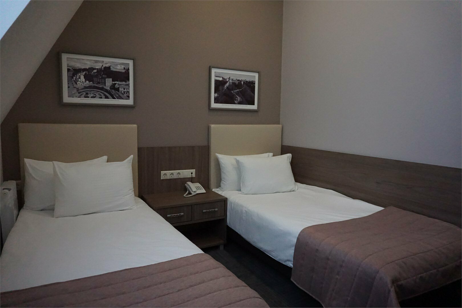 Стандарт (2 односпальные кровати) вид на улицу