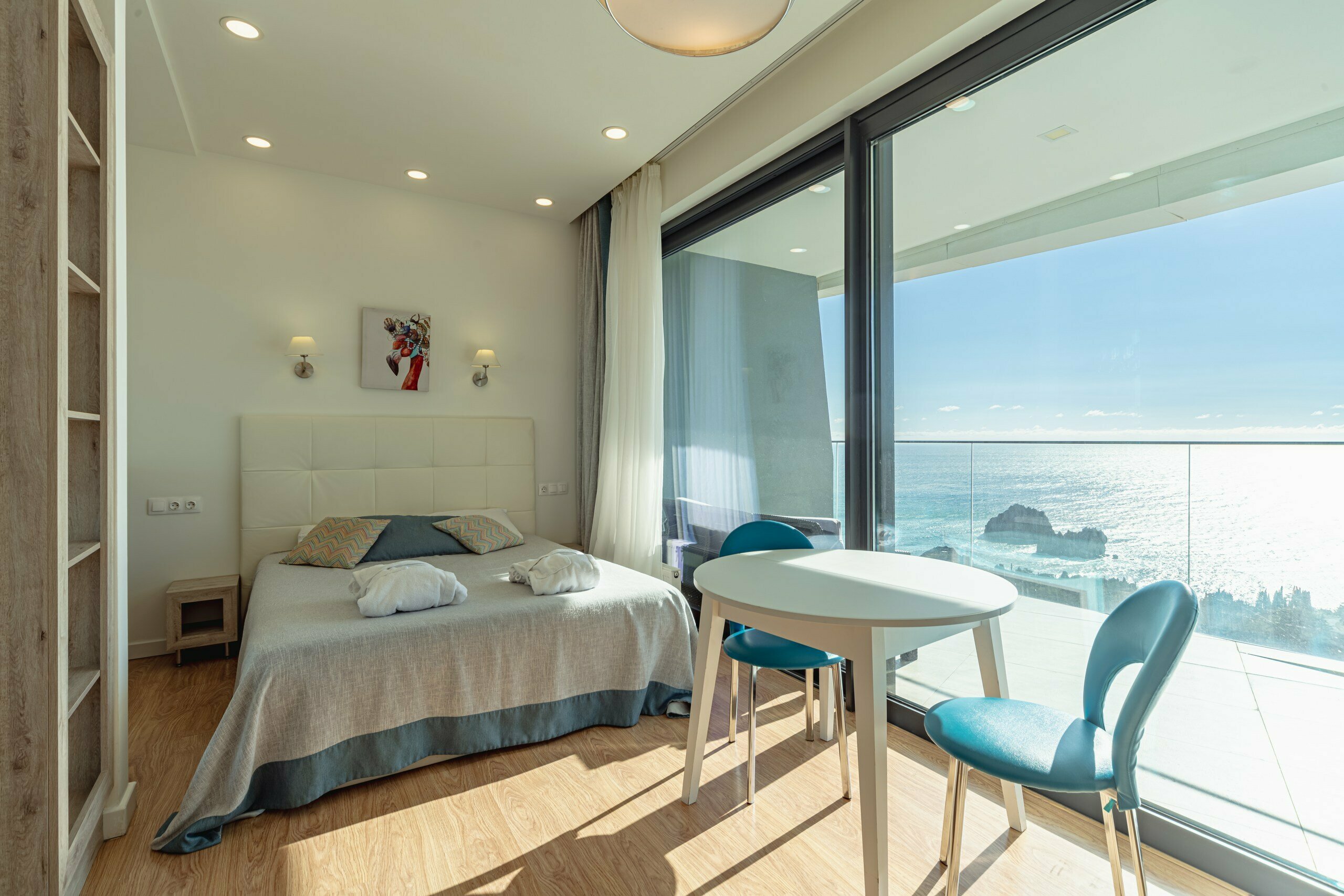 Двухместный номер с 1 кроватью и балконом, вид на море