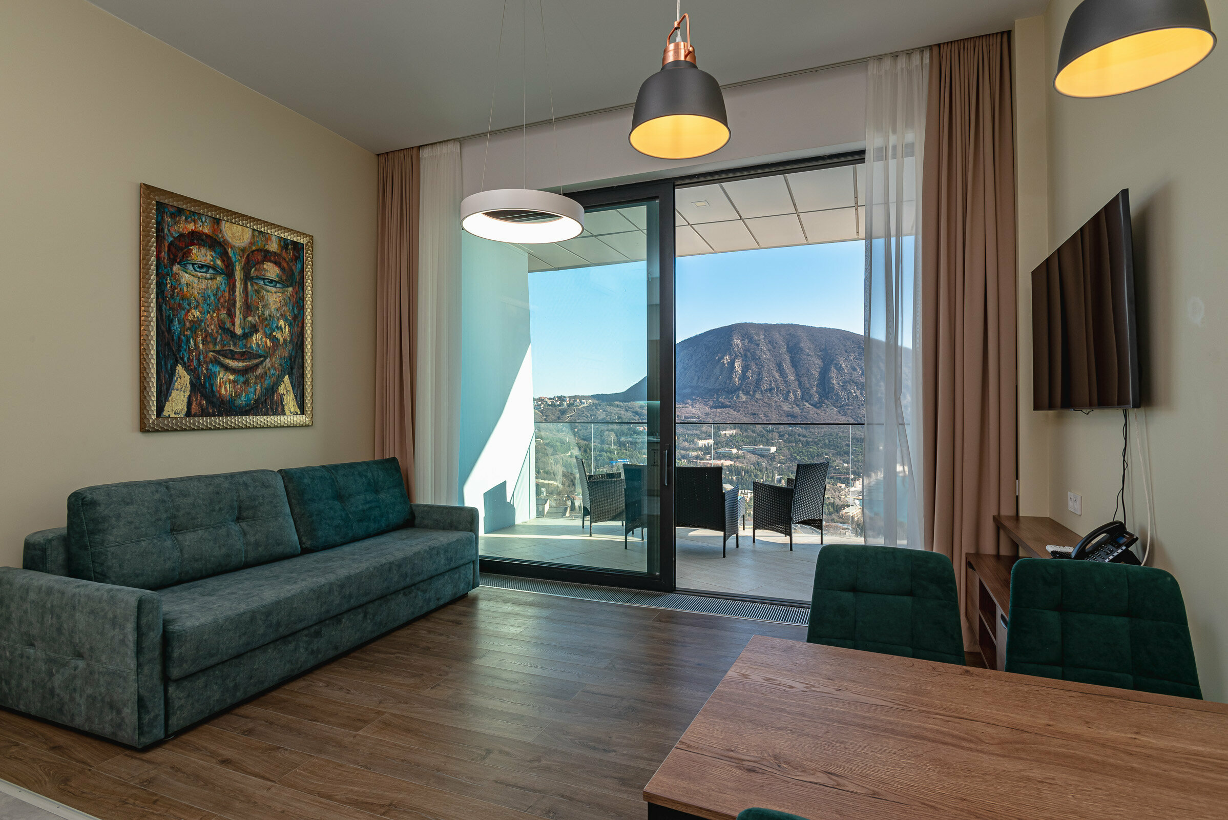 Апартаменты с 1 спальней