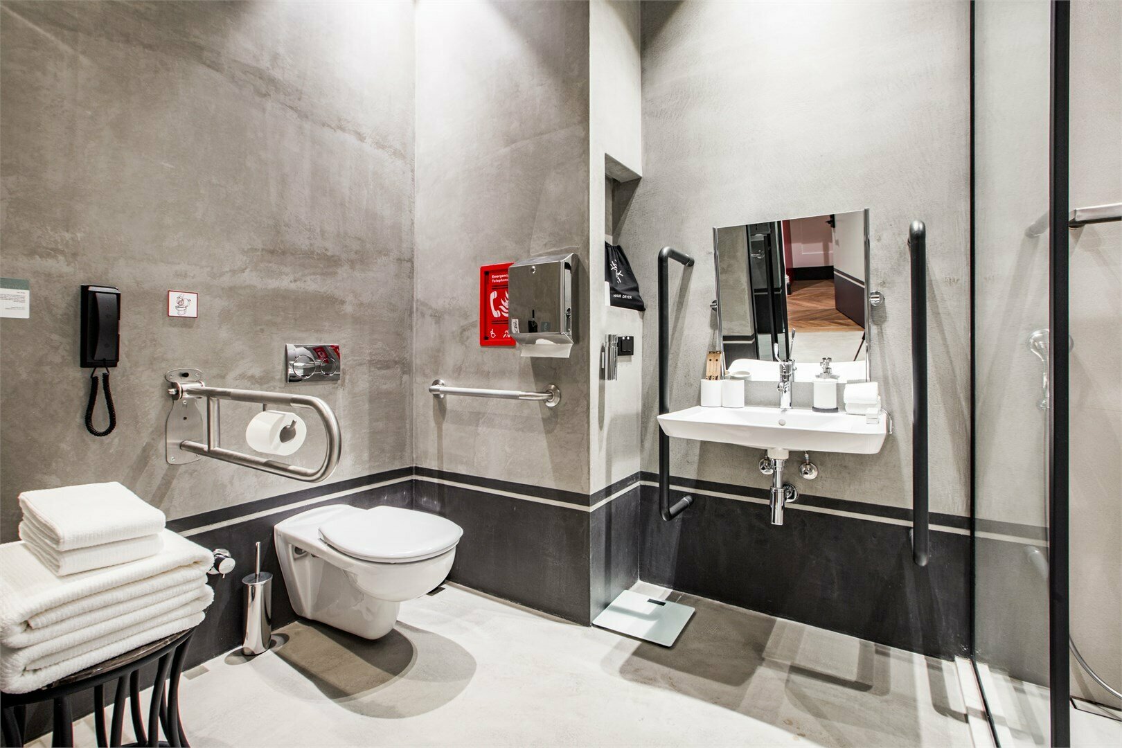 Двухместный номер с 1 кроватью - Подходит для маломобильных гостей