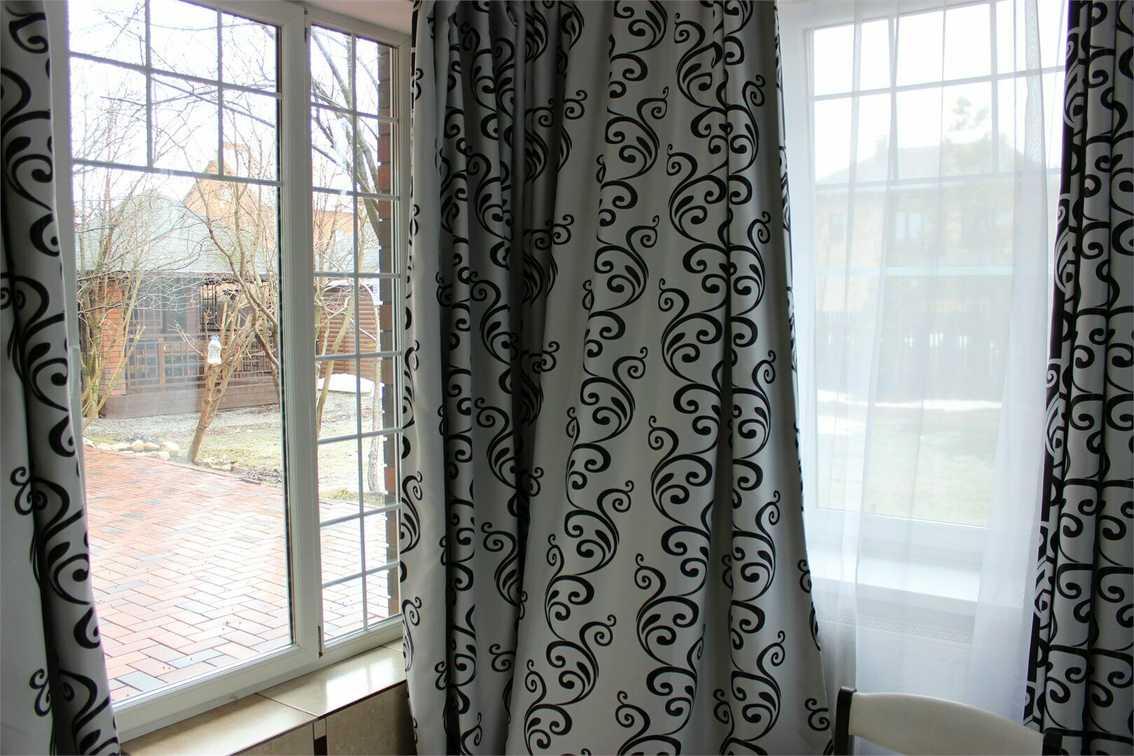 Стандартный двухместный номер с 2 отдельными кроватями, вид на сад