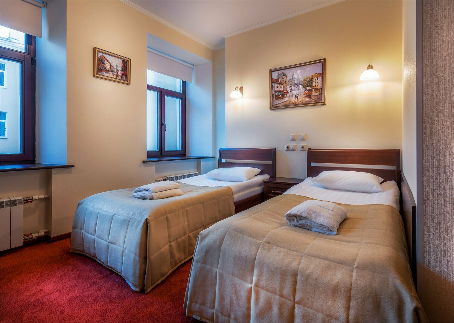 Комфорт с 2 односпальными кроватями