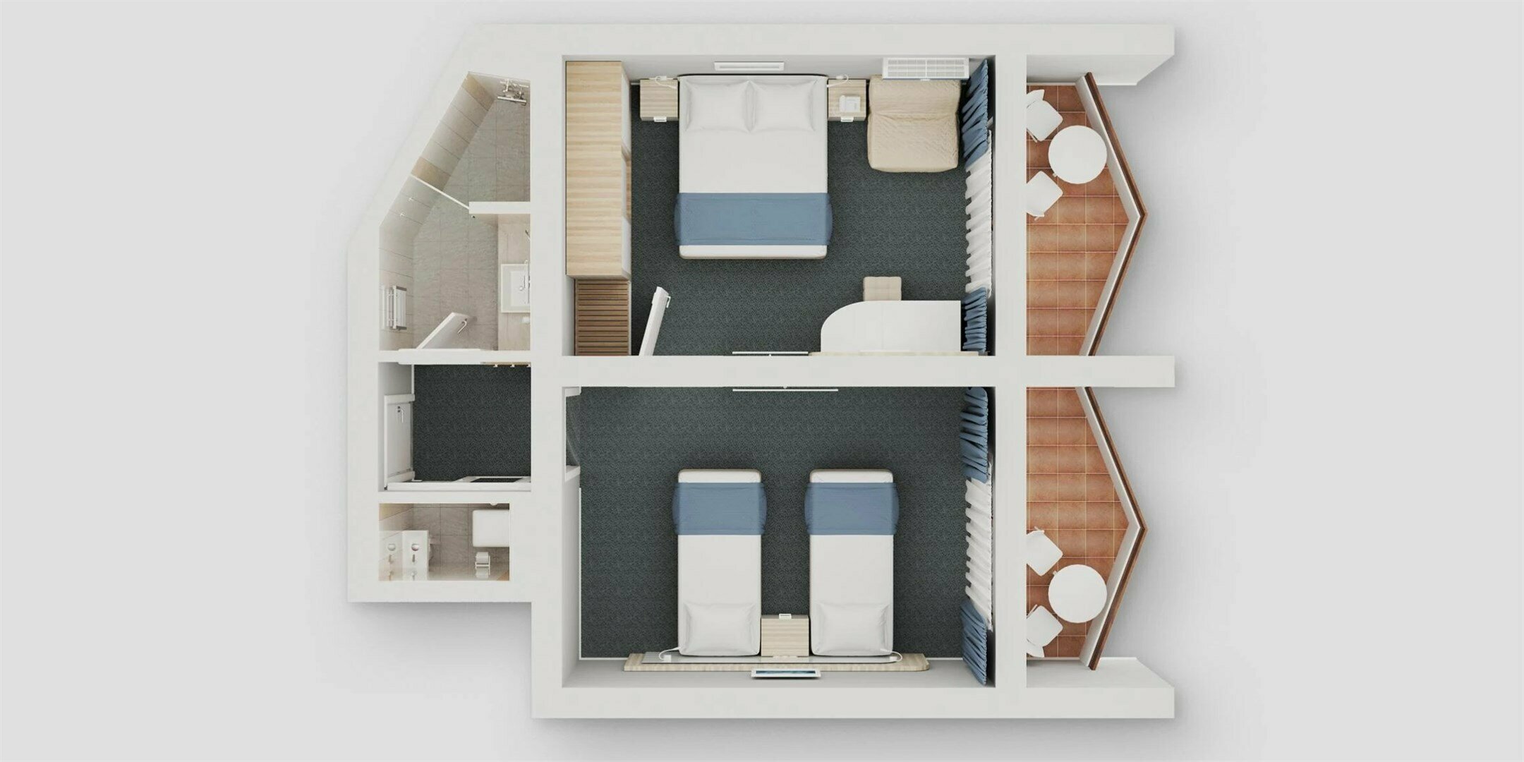 Family standart 4-местный 2-комнатный