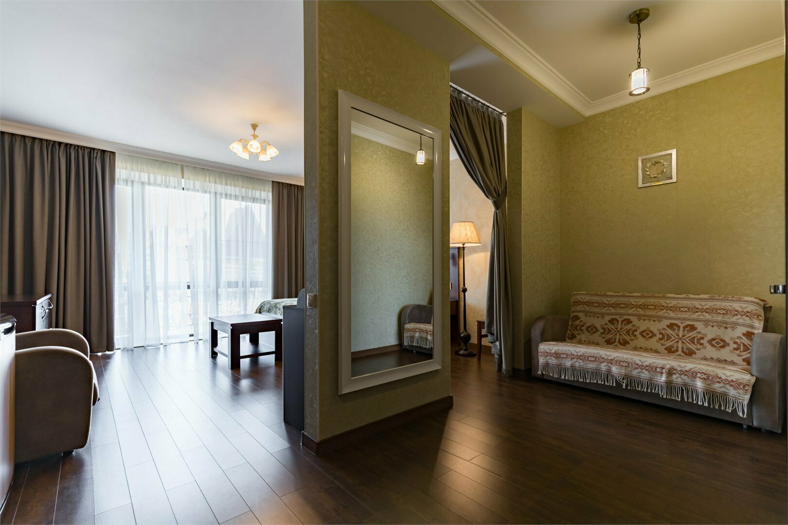 Двухместный номер Делюкс с 1 кроватью и балконом