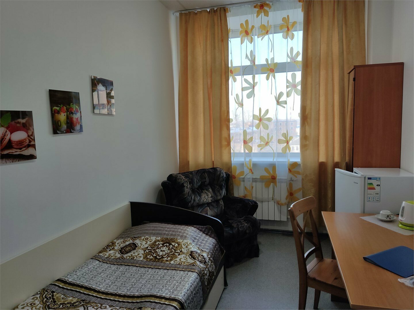 Одноместный номер с общим туалетом