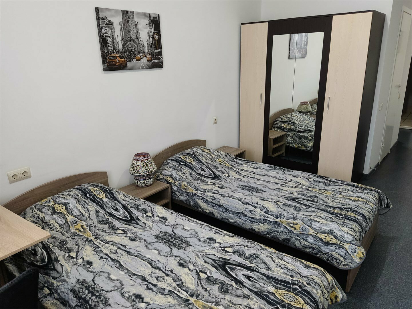 Двухместный номер с 2 отдельными кроватями и балконом