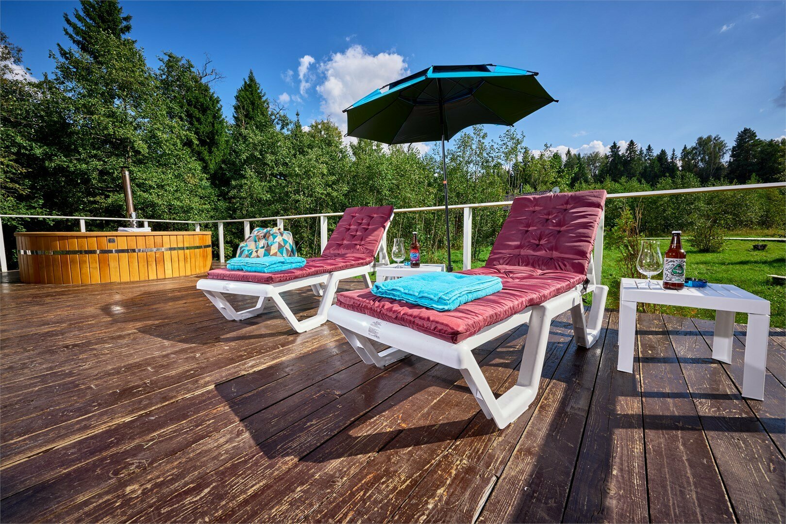 ШАЛЕ ДЕ ЛЮКС ИЗ БРУСА С КУПЕЛЬЮ НА ДРОВАХ