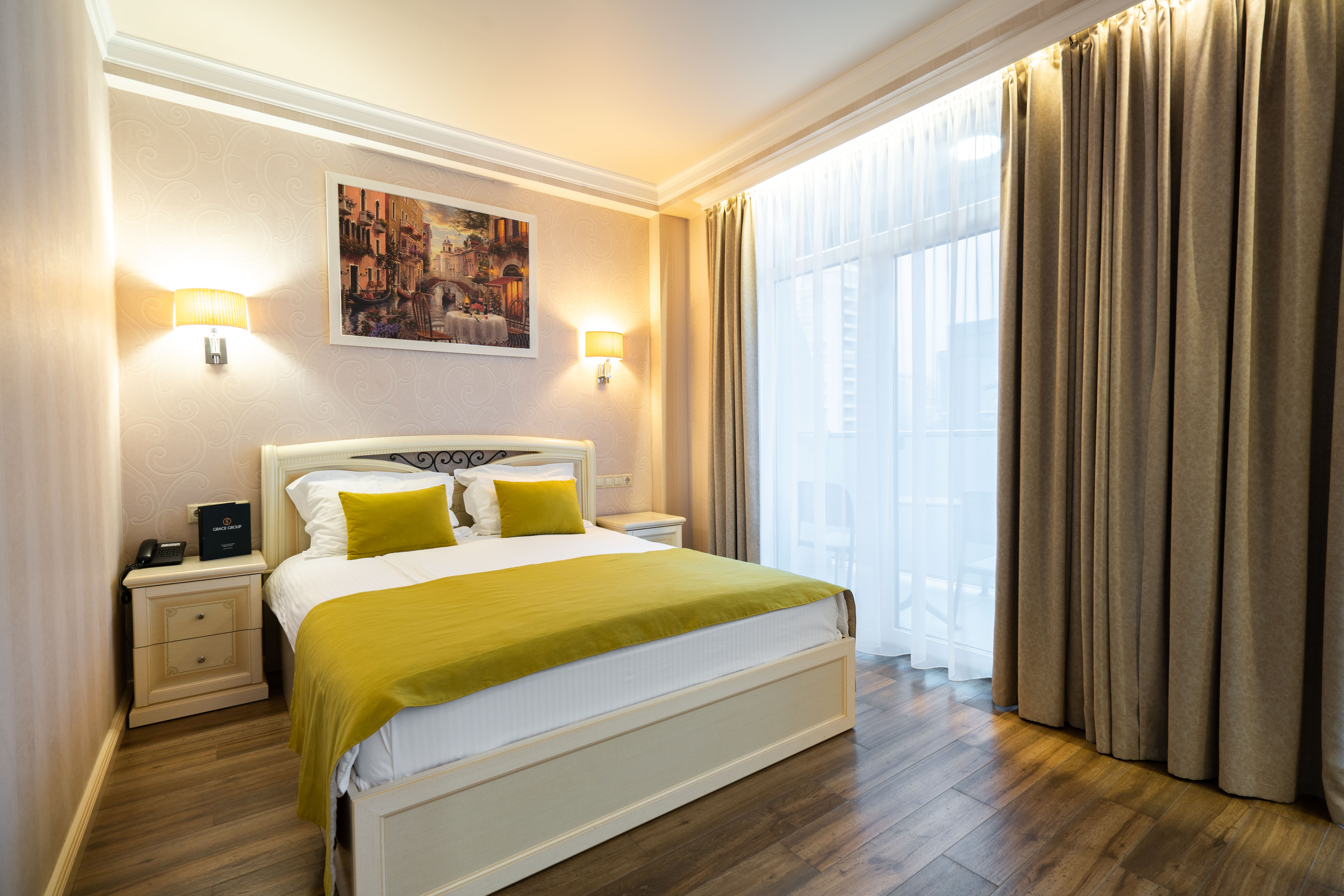 Стандартный двухместный номер с 1 кроватью или 2 отдельными кроватями и балконом