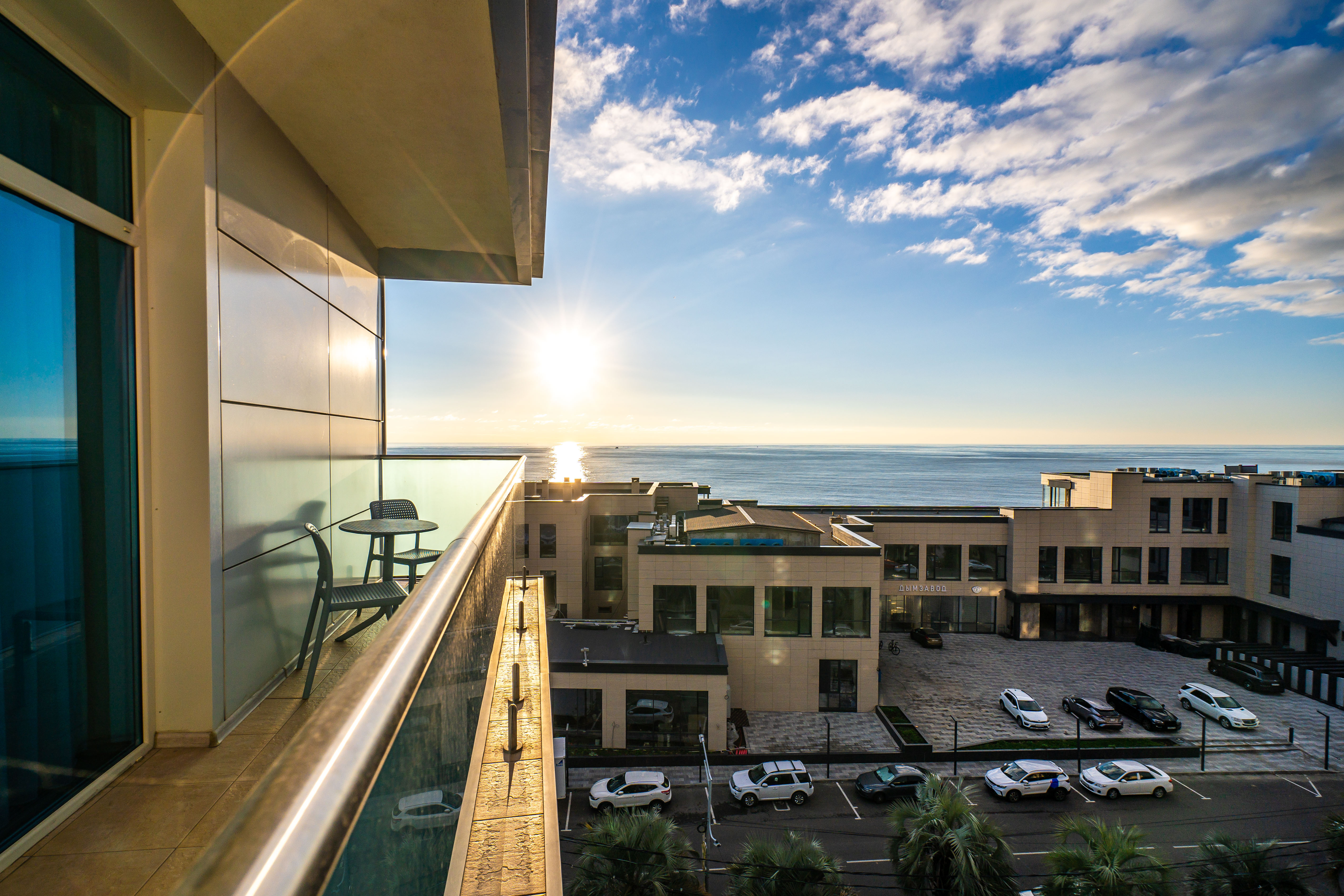 Двухместный номер Делюкс с 1 кроватью и балконом, вид на море