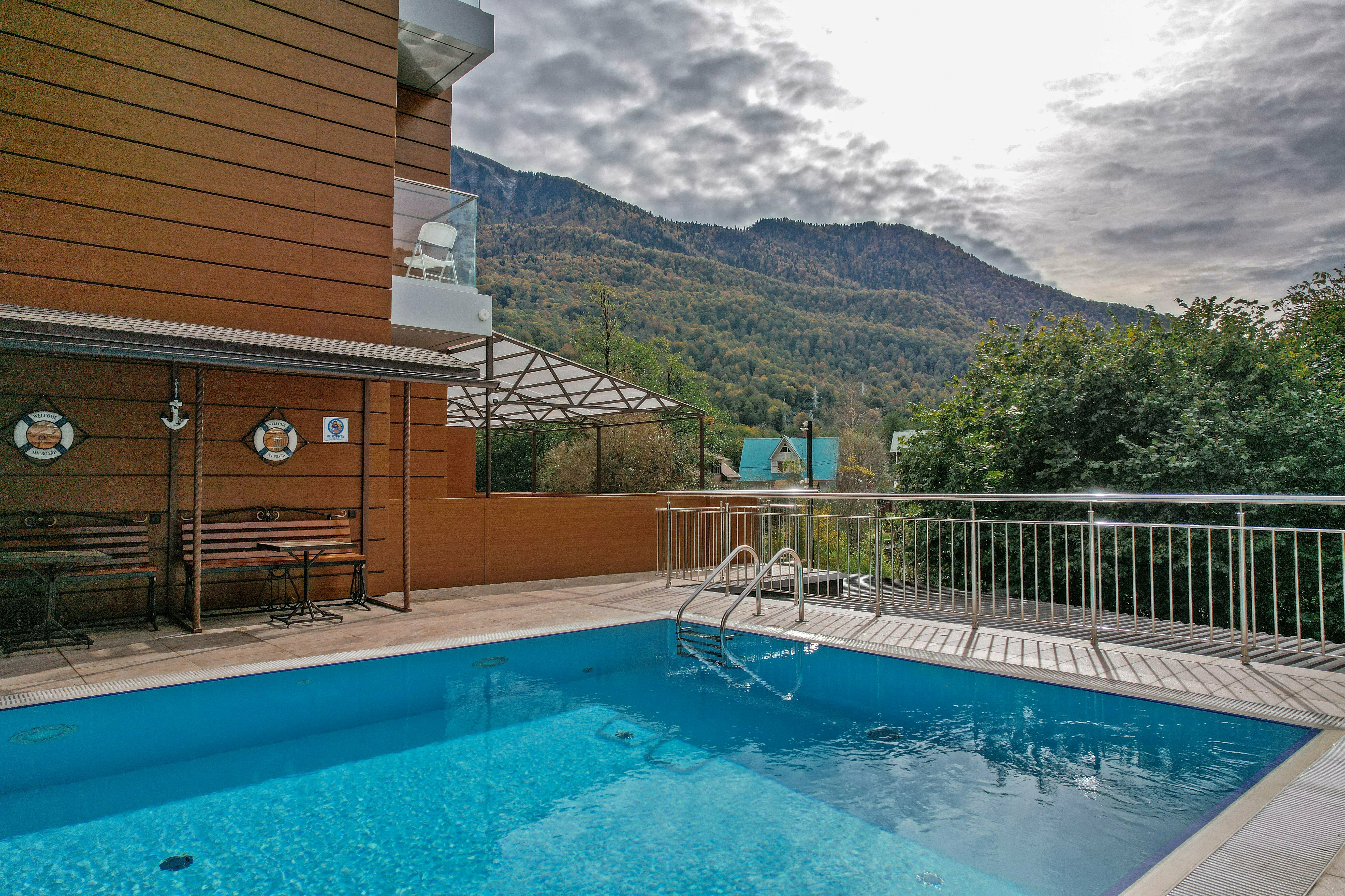 Делюкс | терраса | вид на горы