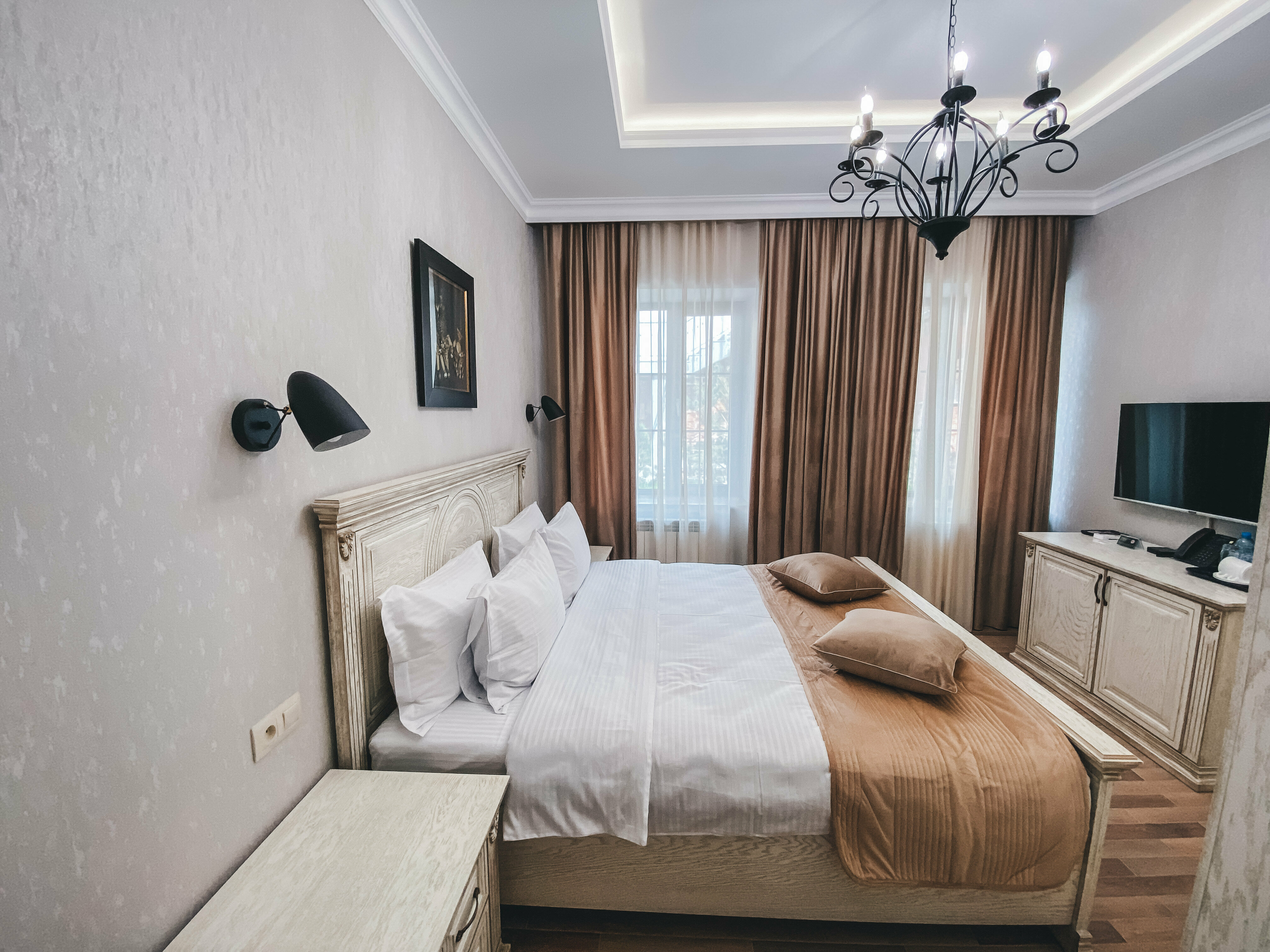 Просторный двухместный номер с 2 отдельными кроватями