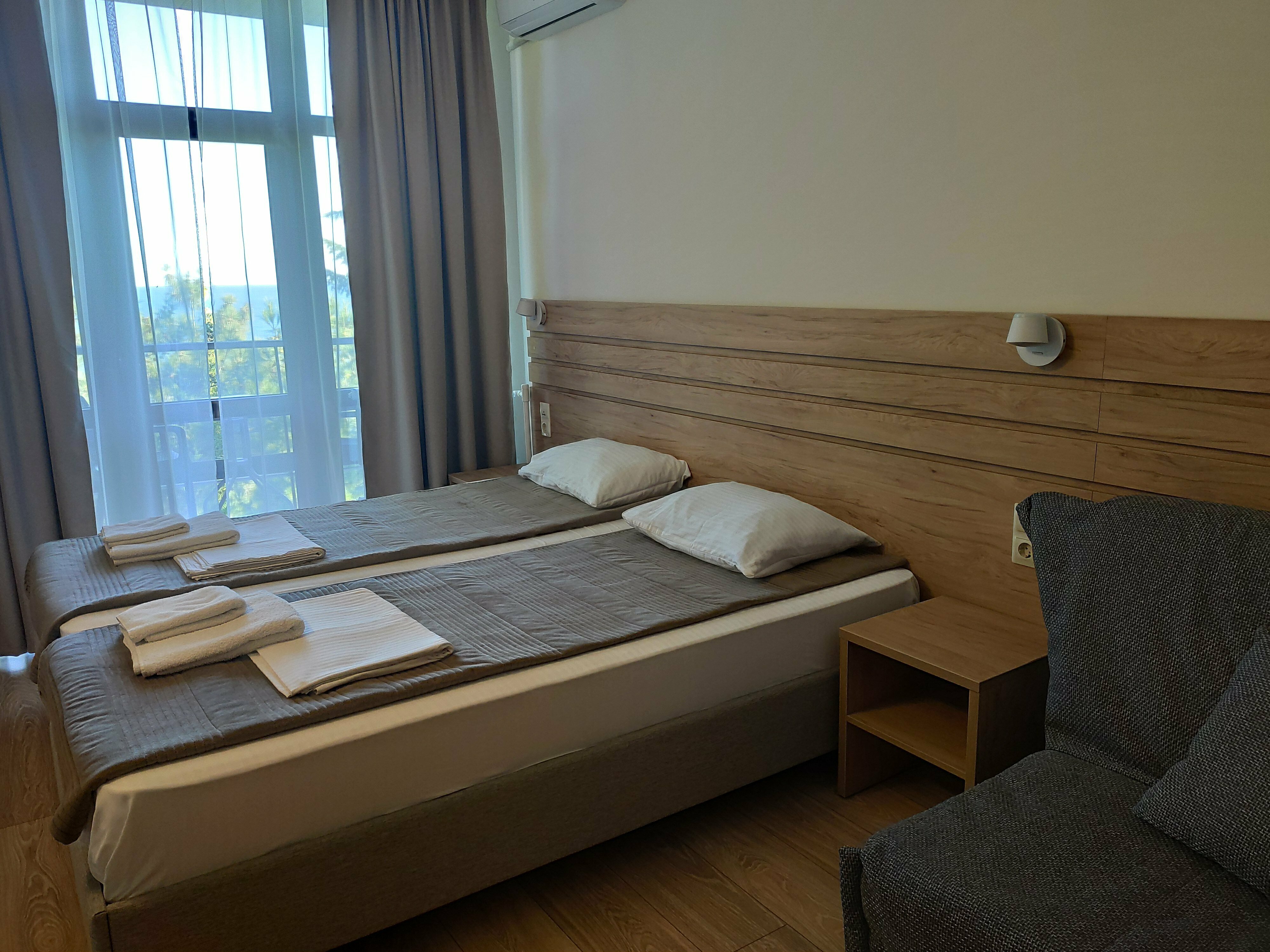 Двухместный номер Делюкс с 1 кроватью или 2 отдельными кроватями, вид на море