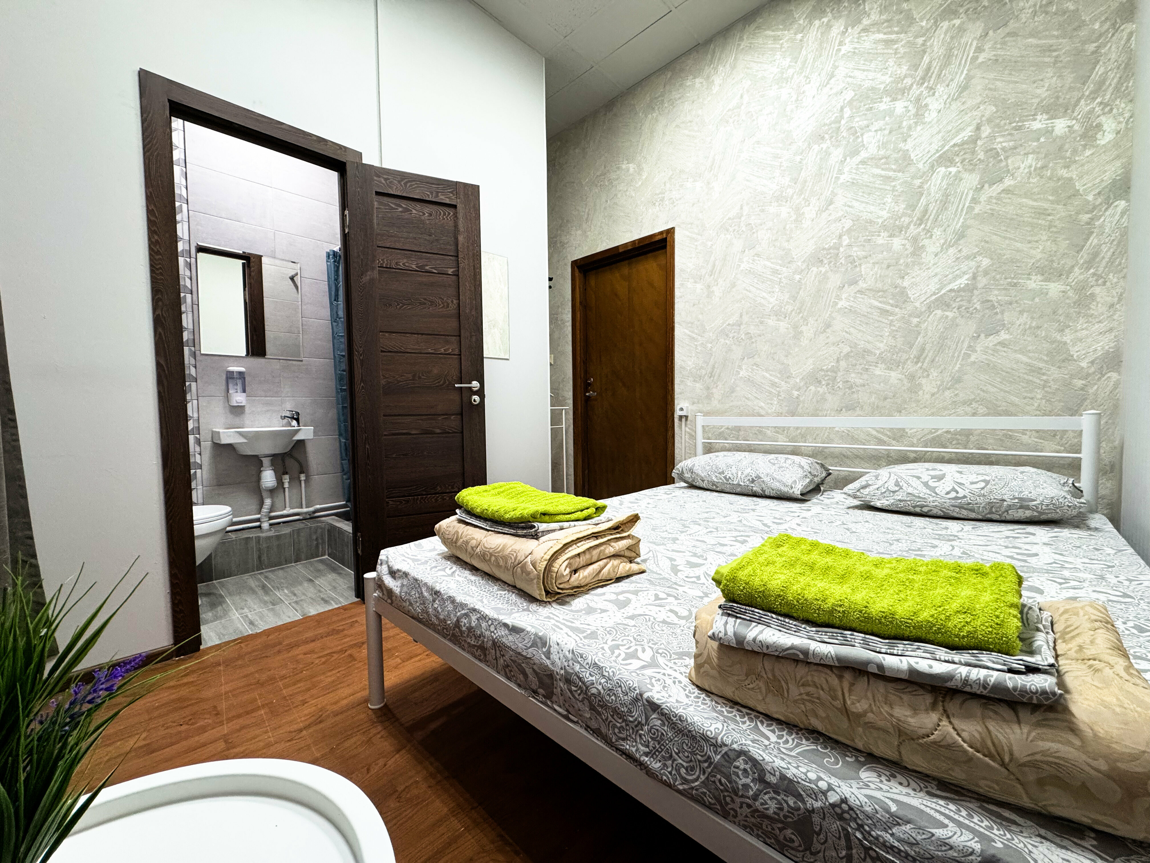 Двухместный номер с 1 кроватью и балконом