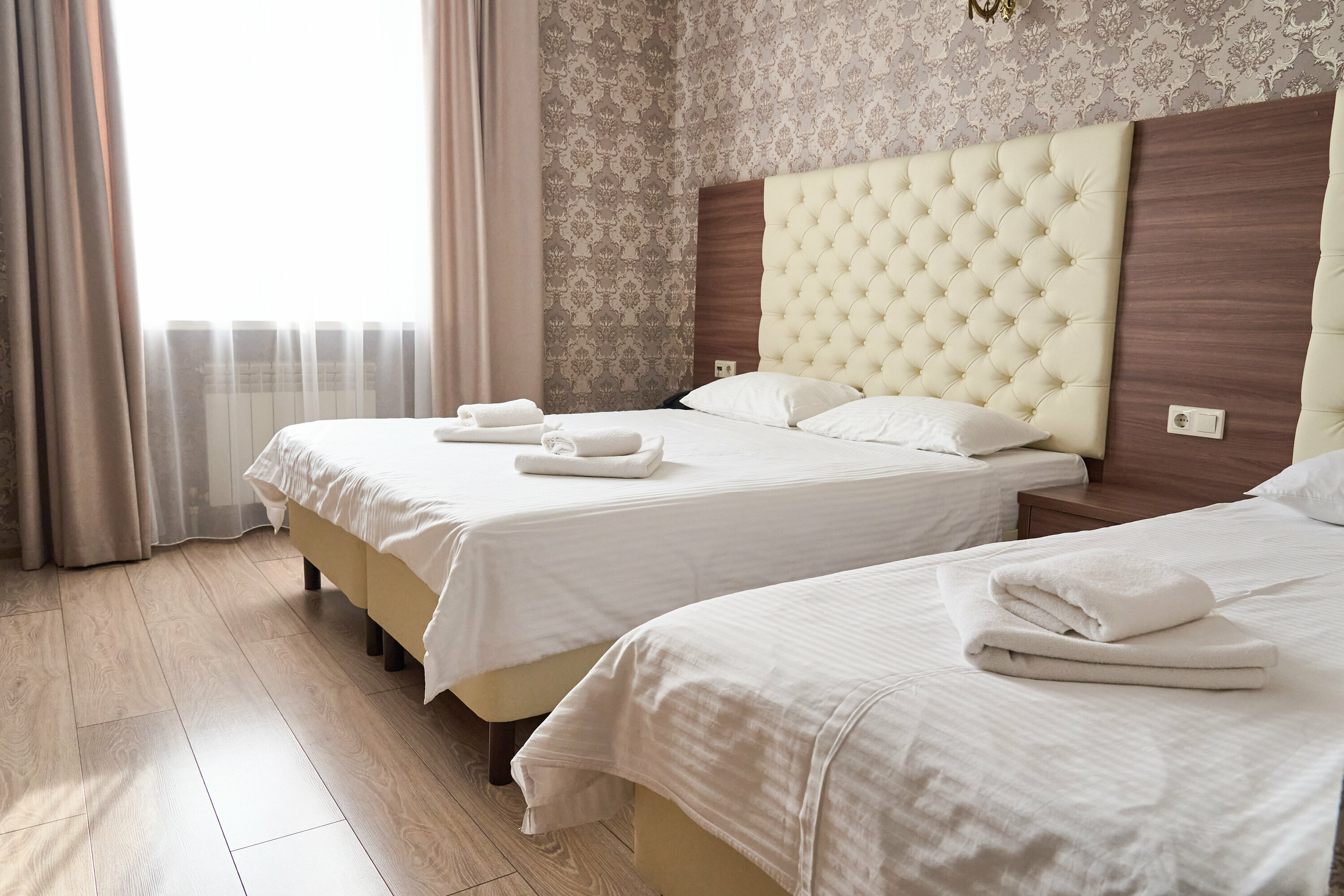 Cемейный номер с собственной ванной комнатой