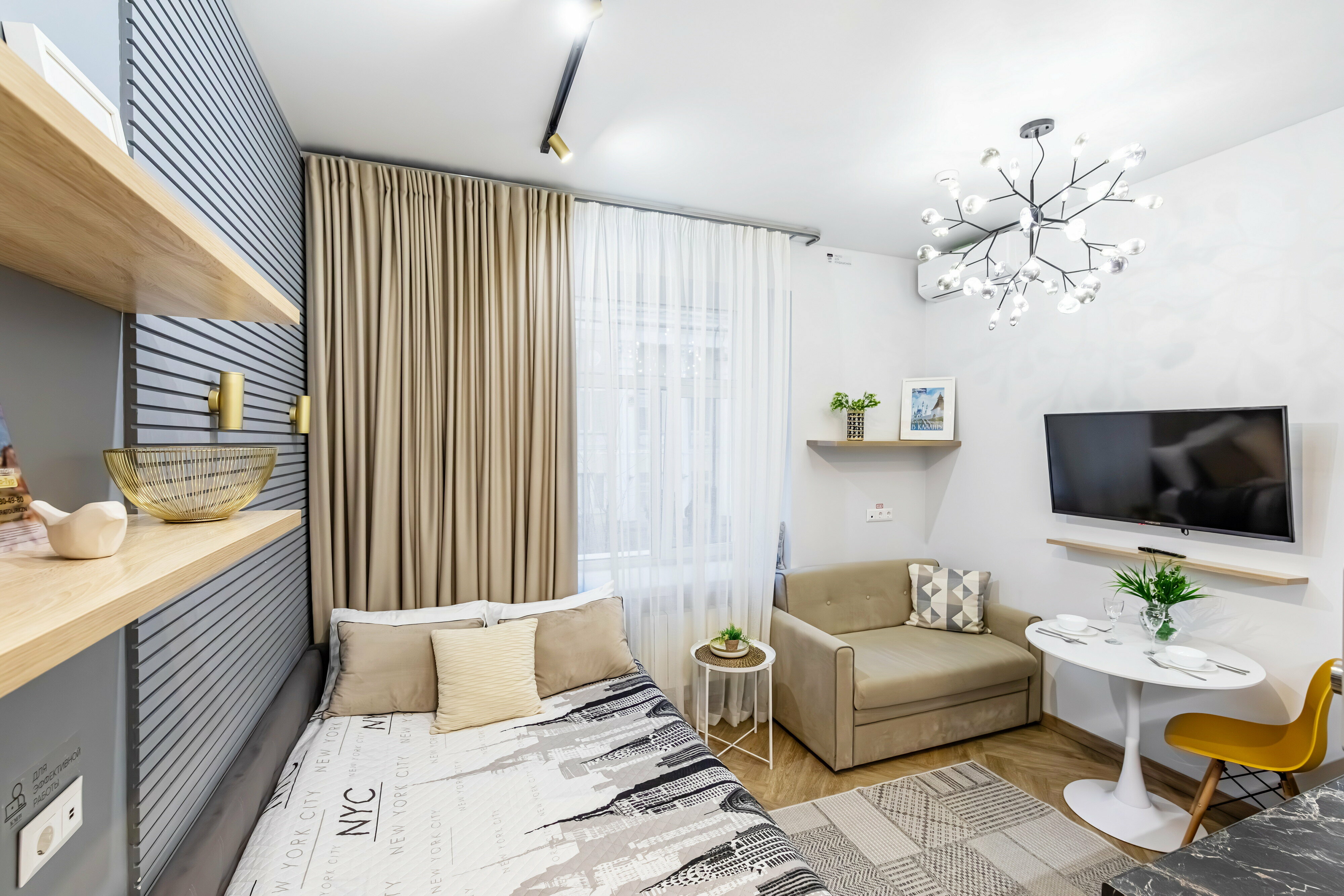 Улучшенные апартаменты с красивым видои