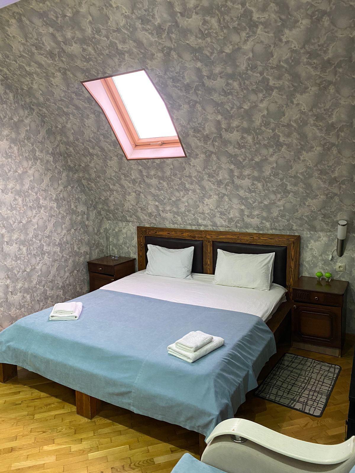 Двухместный номер с 1 кроватью и видом на горы