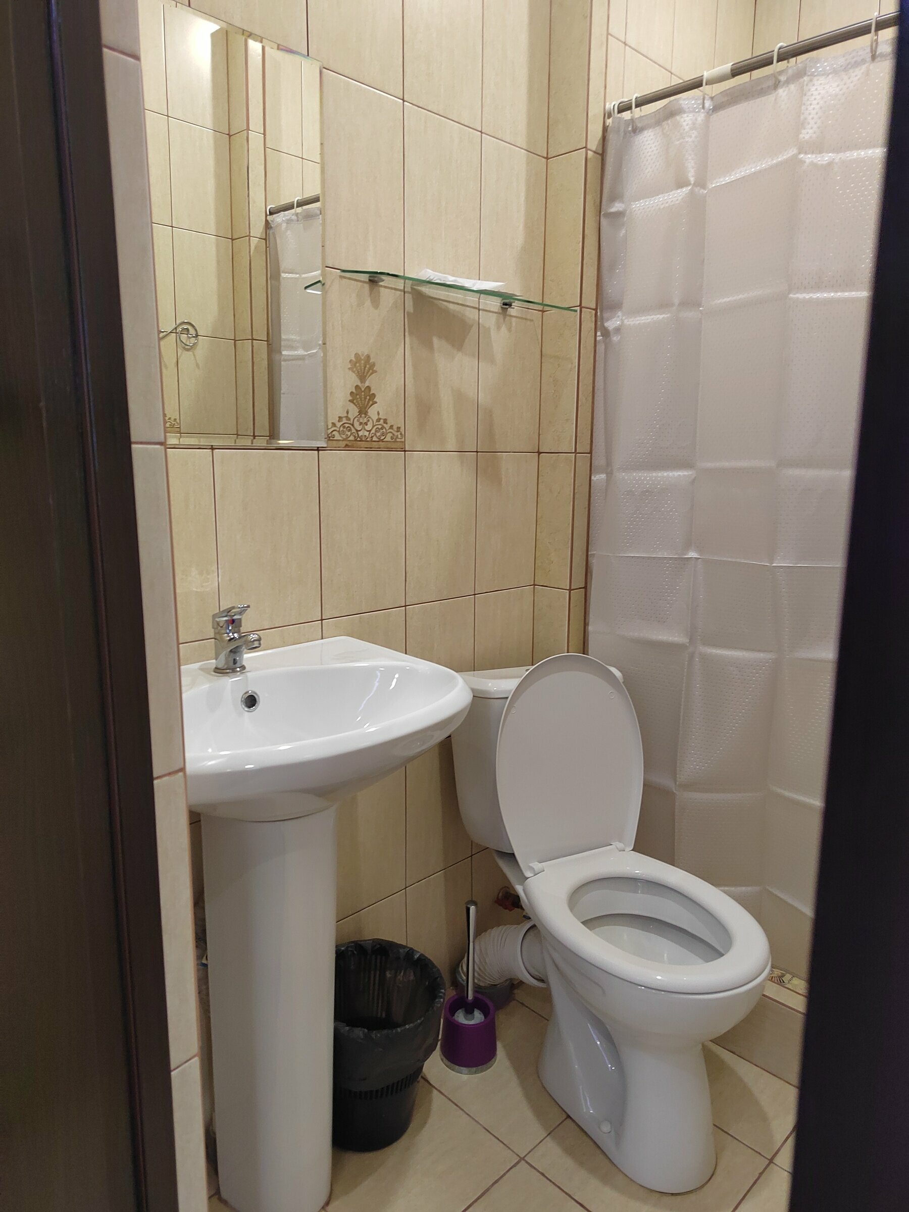 Люкс с кроватью размера «king-size» и балконом