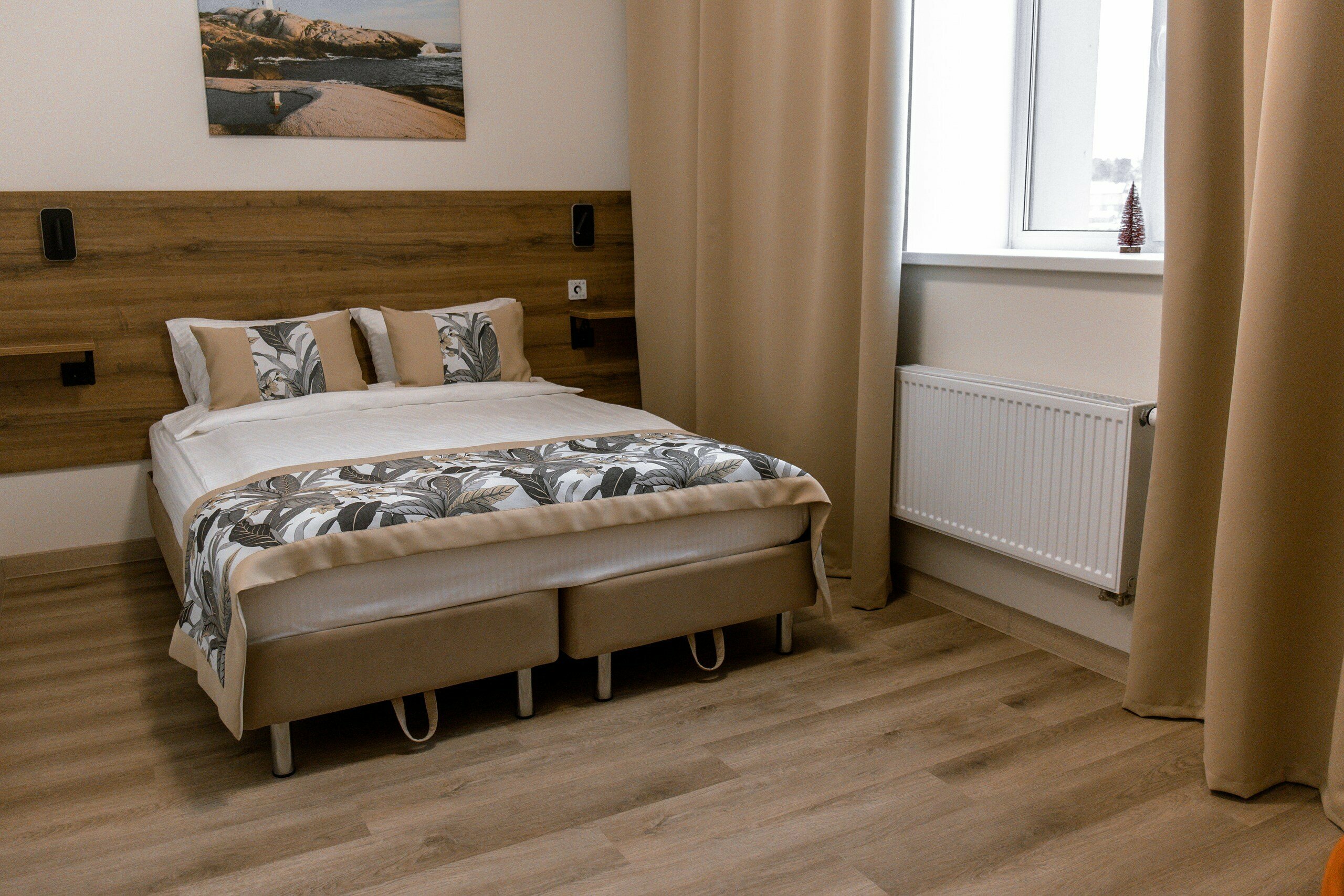 Двухместный номер с 1 кроватью или 2 отдельными кроватями, вид на озеро