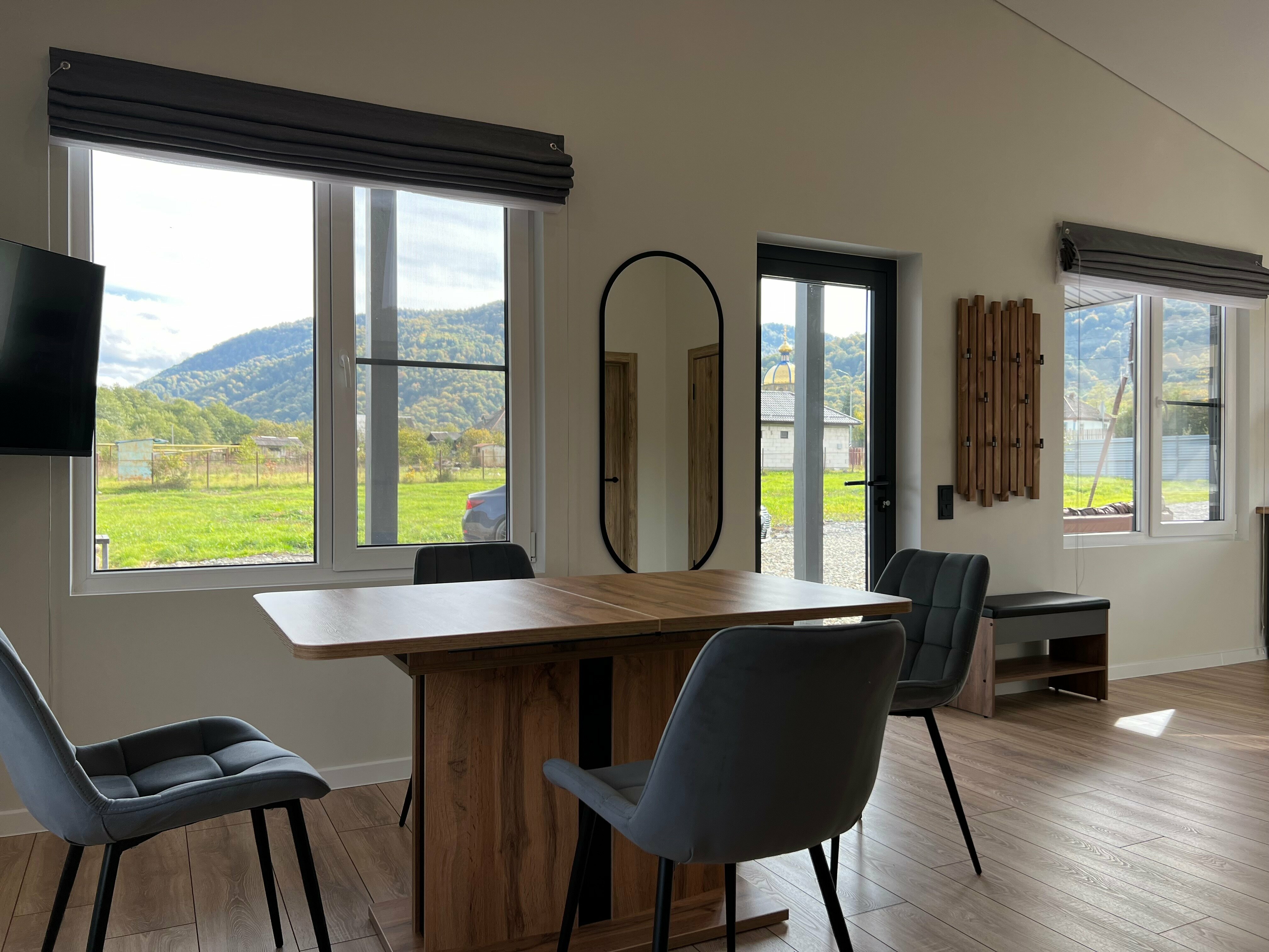 Дом с банным чаном и видом на горы