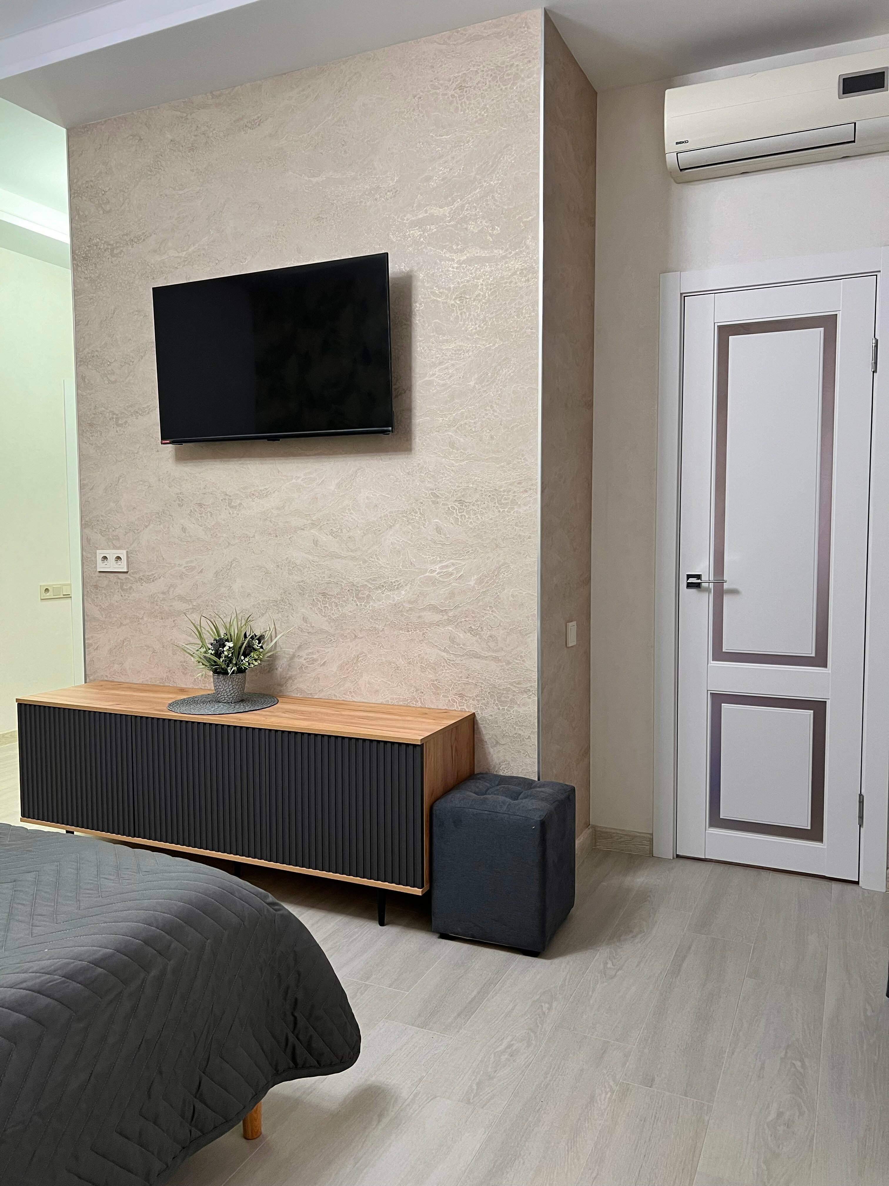 Двухместный номер с 1 кроватью и балконом