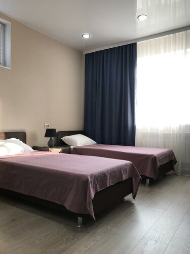 Двухместный номер с 2 отдельными кроватями и душем в Кедр